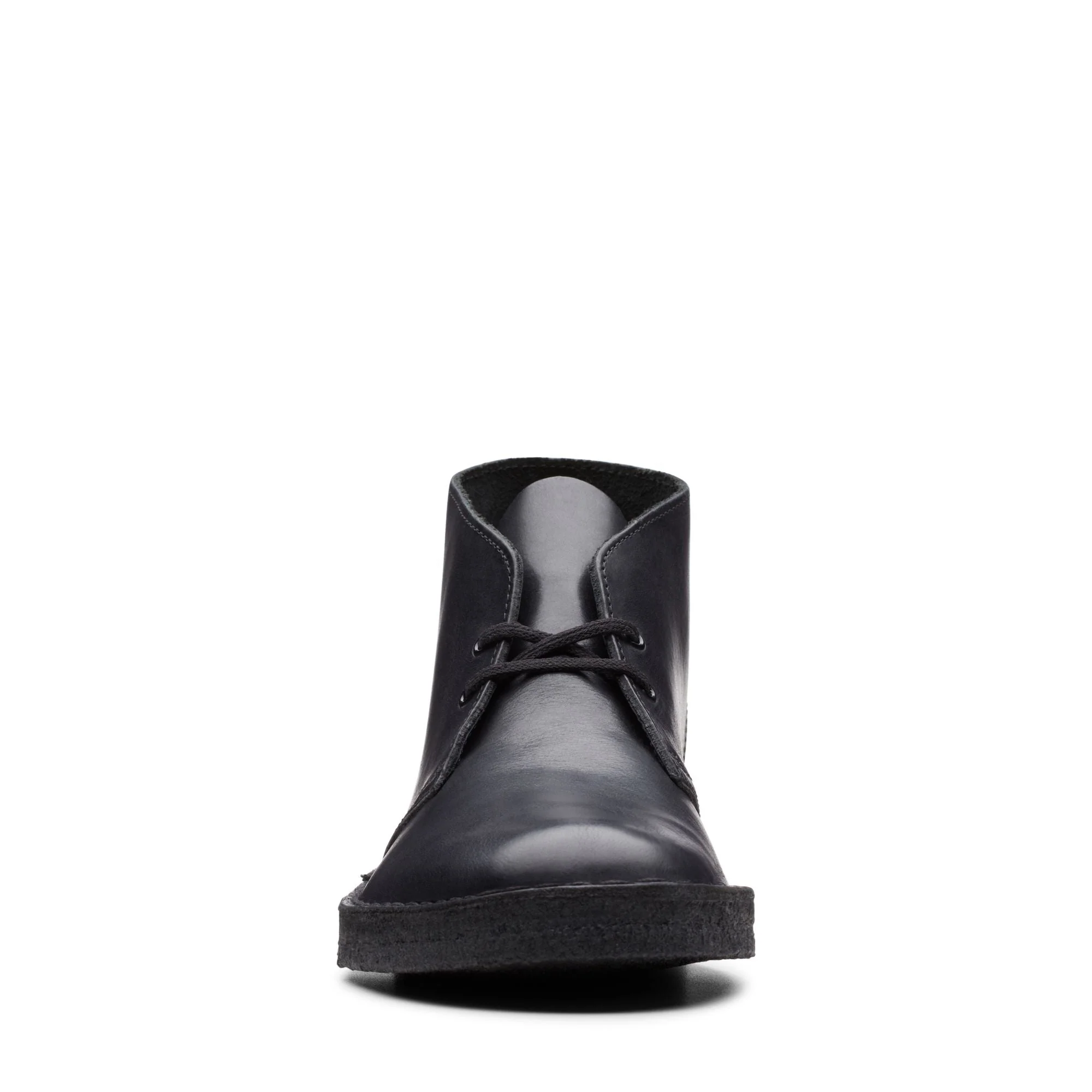 [26144225] MENS CLARKS DESERT BOOT - POLISHED BLACK - Image 3
