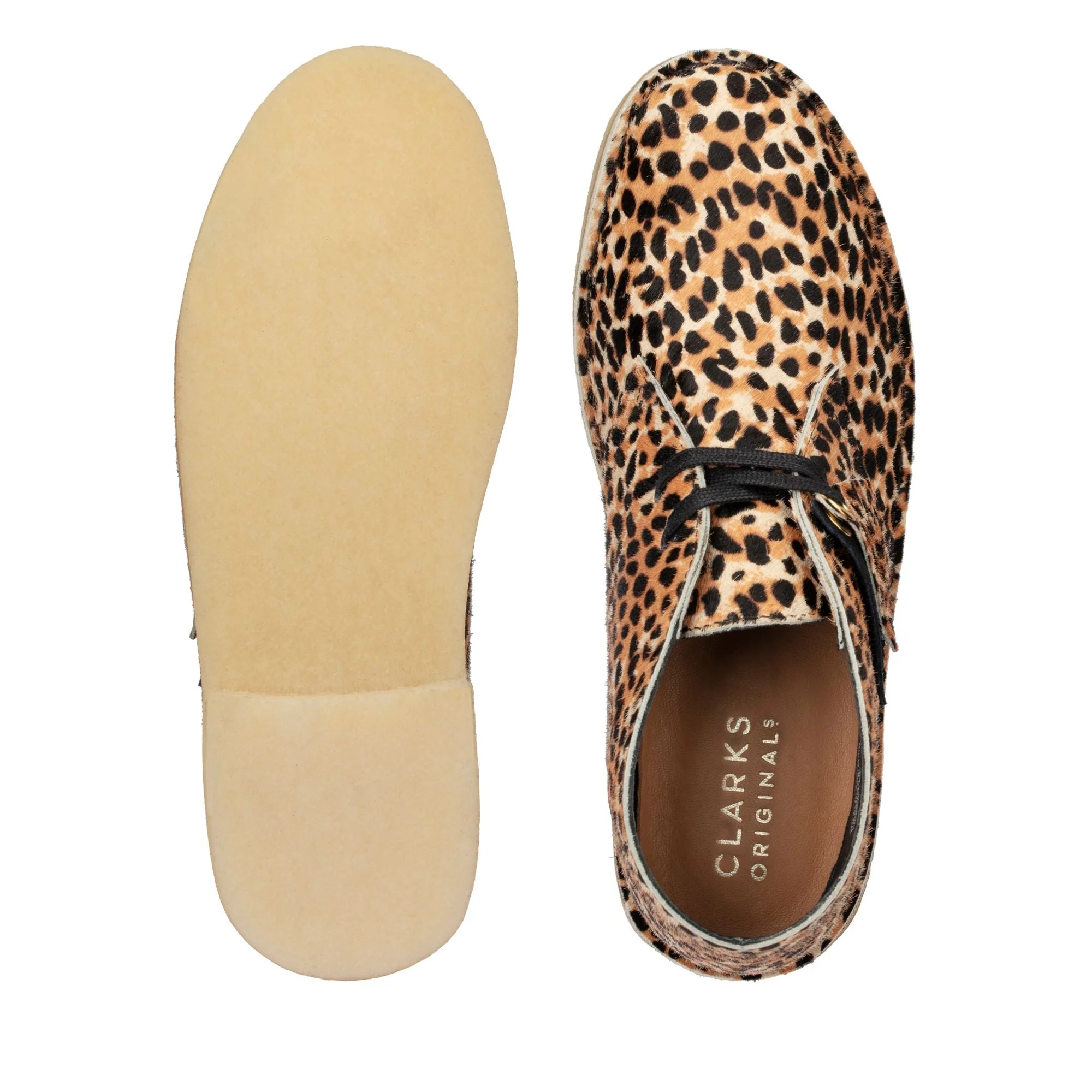 [26154161] WOMENS CLARKS DESERT BOOT LEOPARD PRINT PONY - Image 7