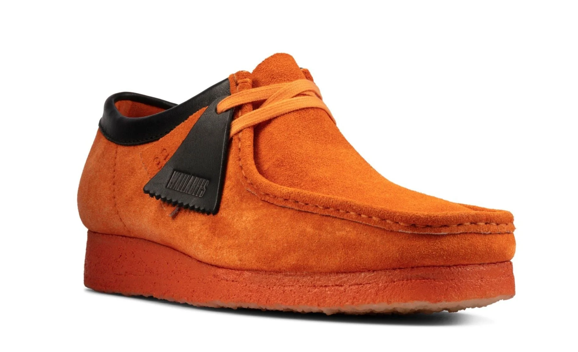 [26163072] Mens Clarks Originals Wallabee 'Orange' - Image 2