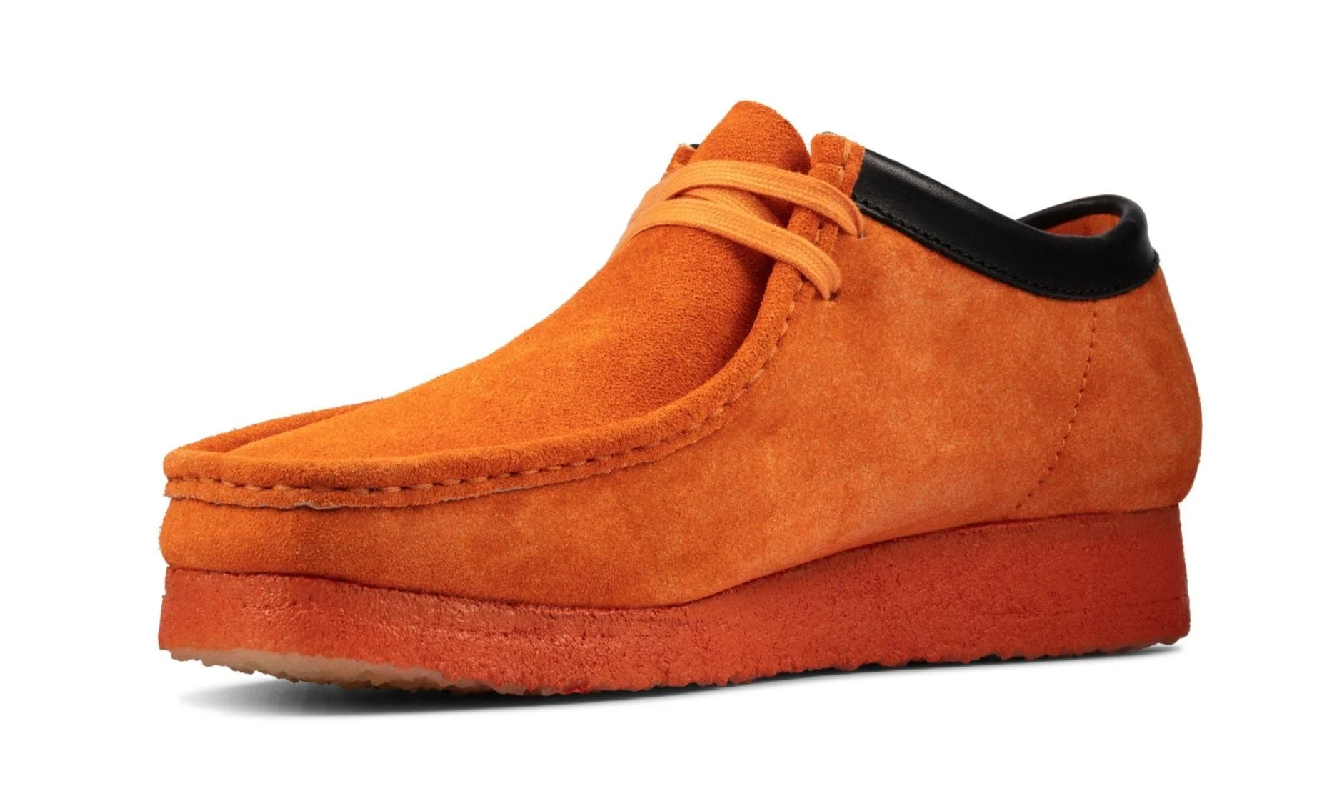 [26163072] Mens Clarks Originals Wallabee 'Orange' - Image 4