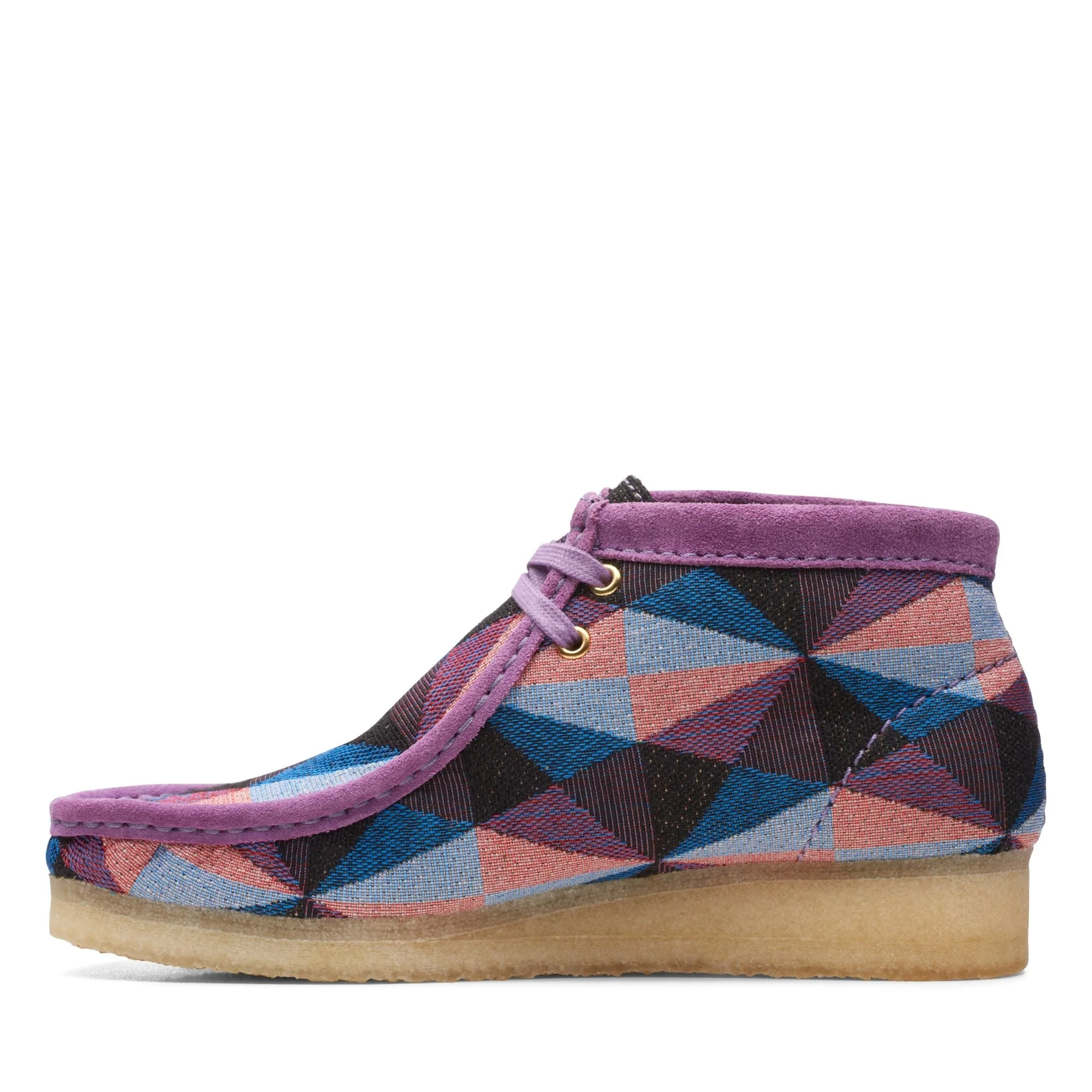 [26164608] Womens Clarks Originals Wallabee Boot 'PURPLE COMBI' (W) - Image 5