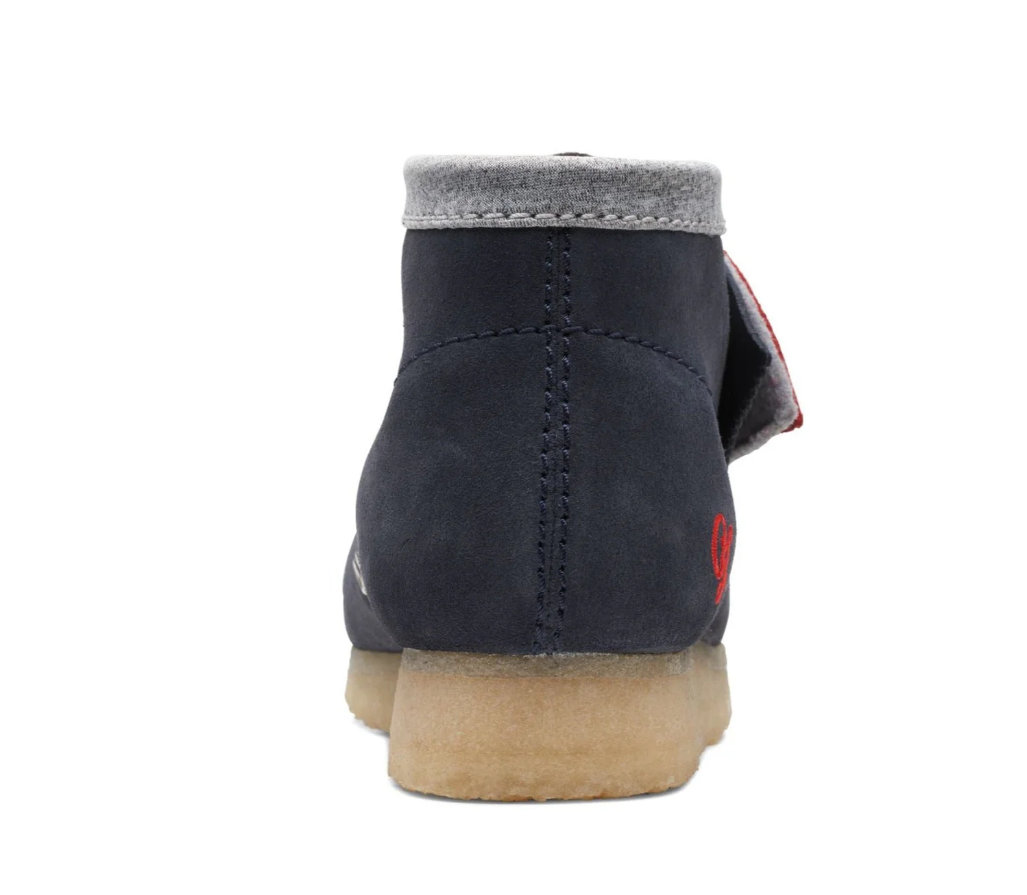[26165077] Mens Clarks Originals Wallabee Boot VCY 'Navy Grey' - Image 5