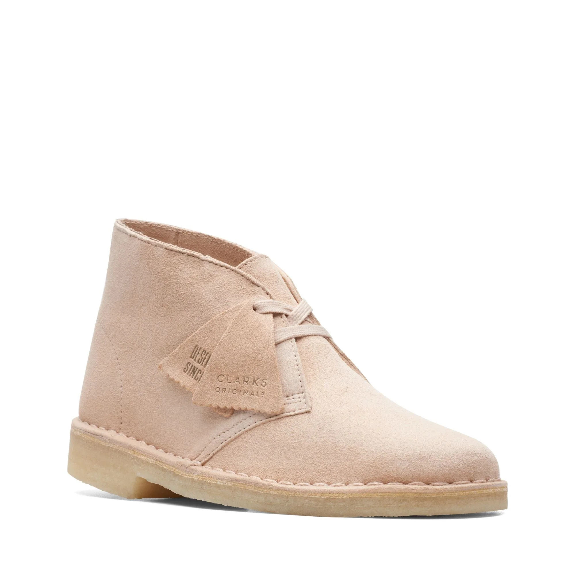[26165814] Womens Clarks Originals Desert Boot 'Natural Suede' (W) - Image 2