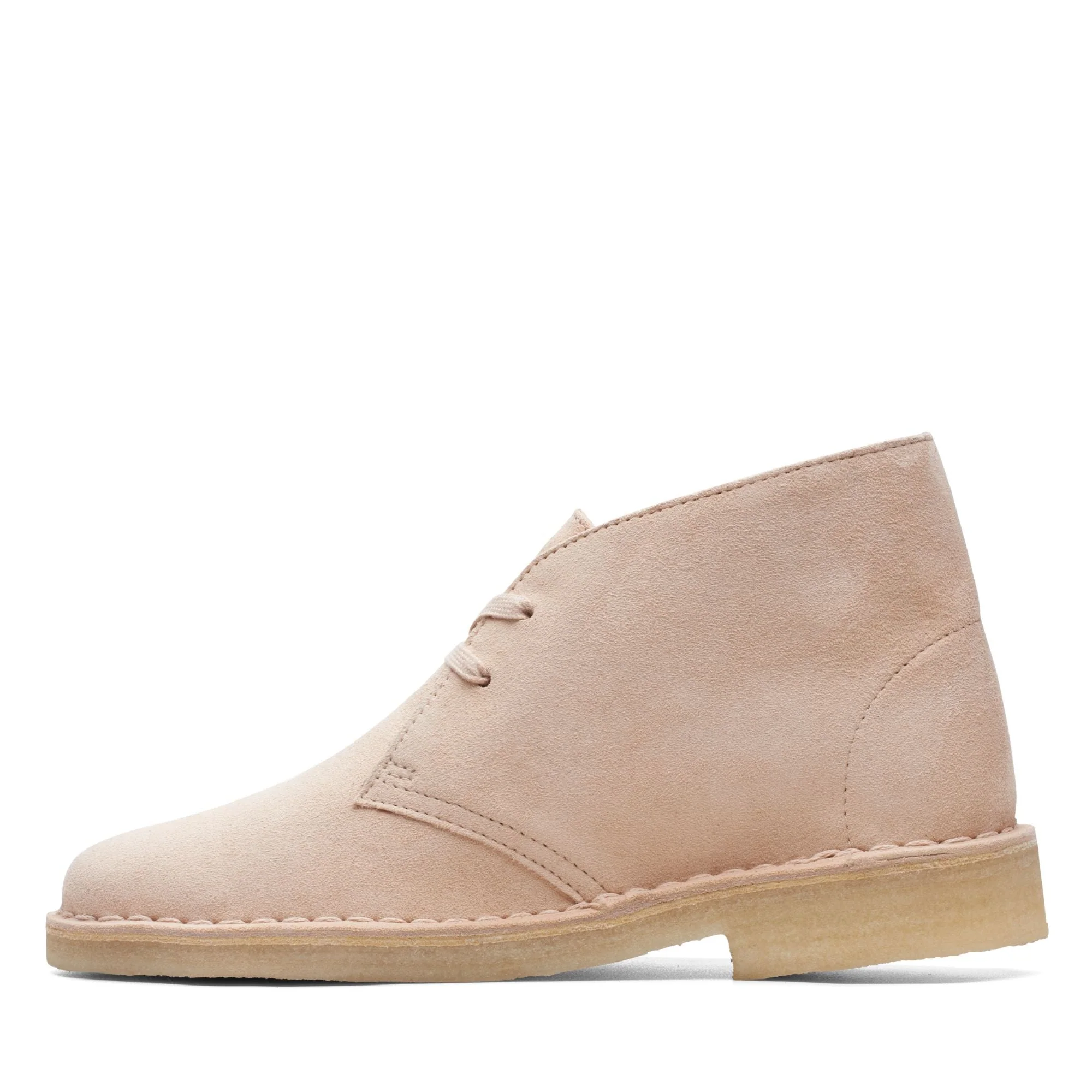 [26165814] Womens Clarks Originals Desert Boot 'Natural Suede' (W) - Image 4