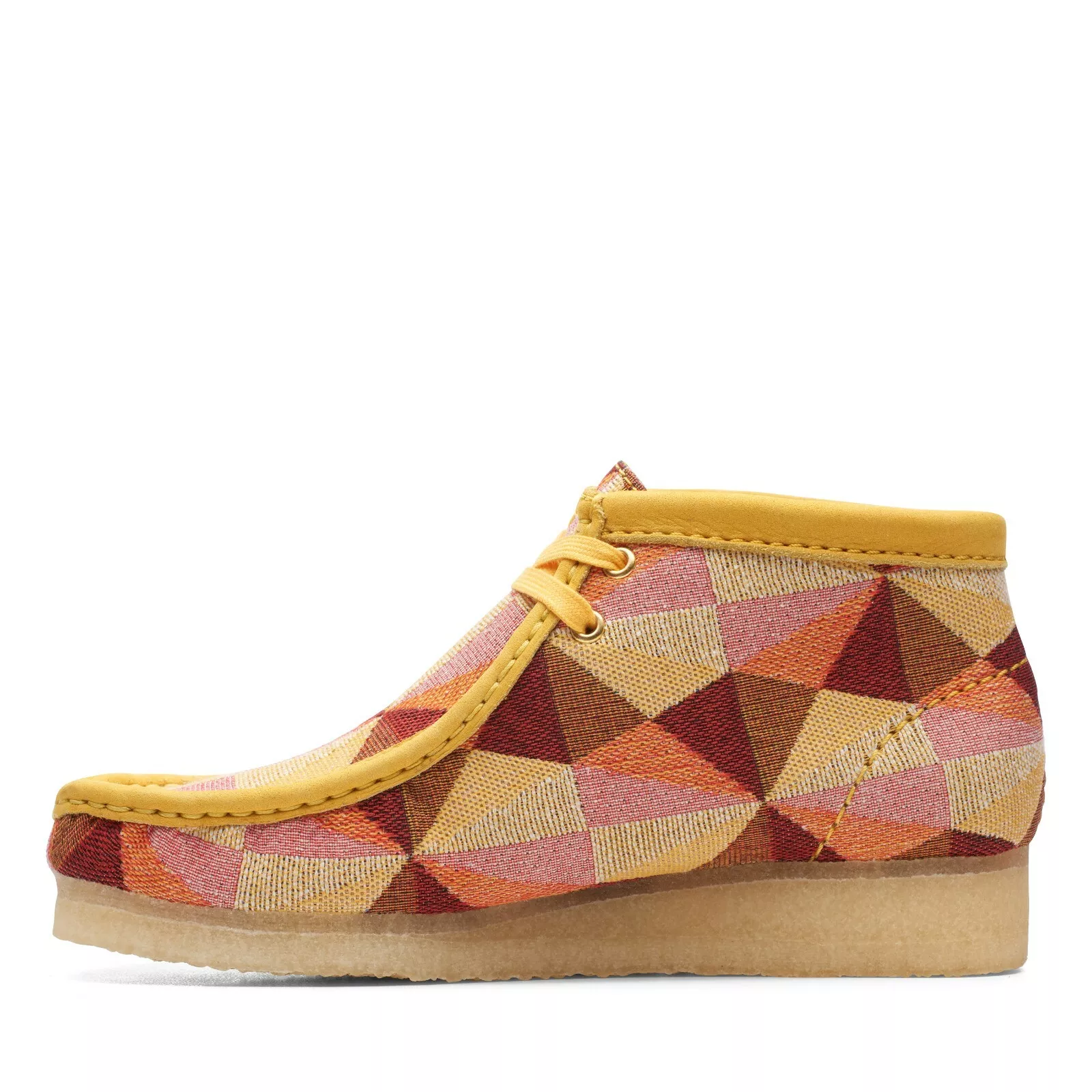 [26166092] Womens CLARKS WALLABEE BOOT - YELLOW COMBI - Image 4