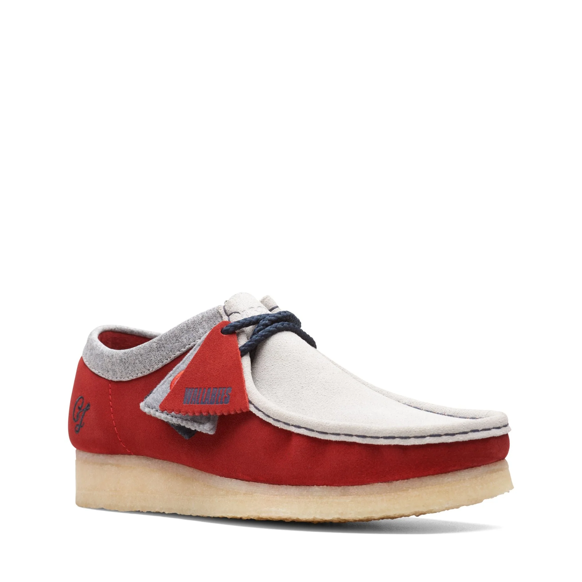 [26166291] Mens Clarks Originals Wallabee VCY 'Red Combi Suede' - Image 4