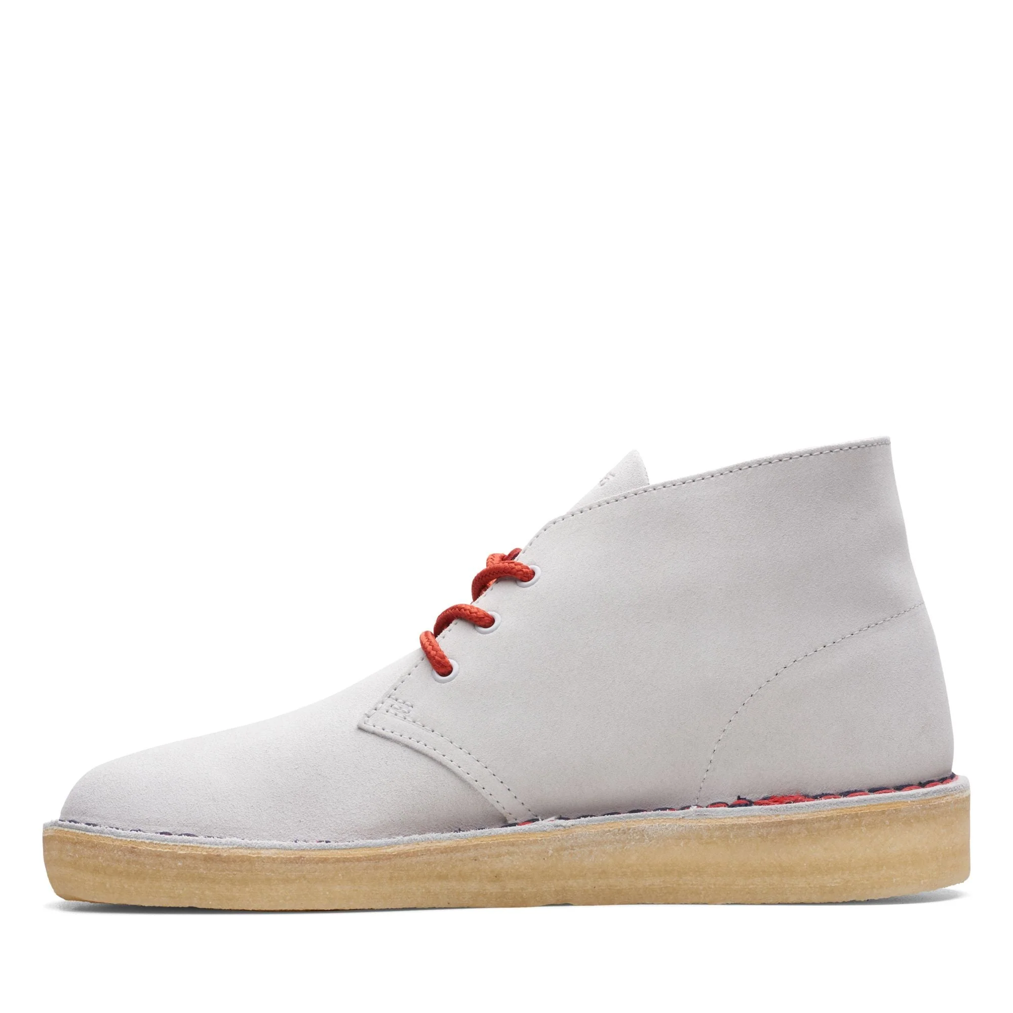 [26166525] Mens Clarks Originals Desert Coal VCY 'Light Grey' - Image 6