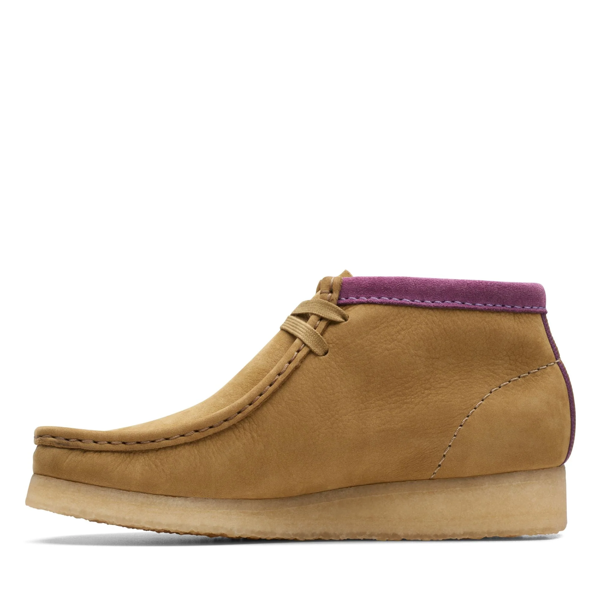 [26167961] WOMENS CLARKS WALLABEE BOOT - OAKMOSS COMBI - Image 5