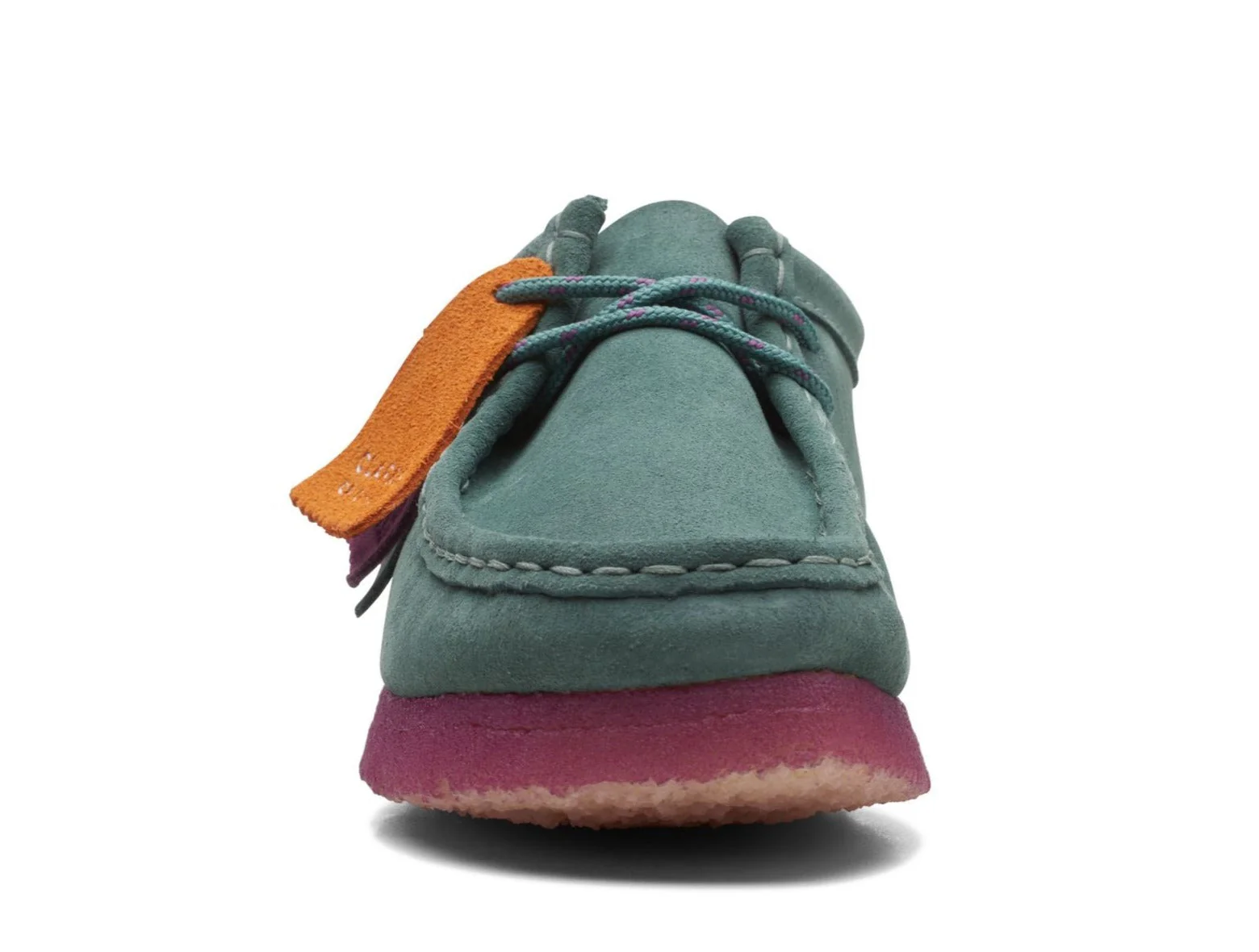 [26168644] Womens Clarks Originals Wallabee 'Teal Combination' (W) - Image 4