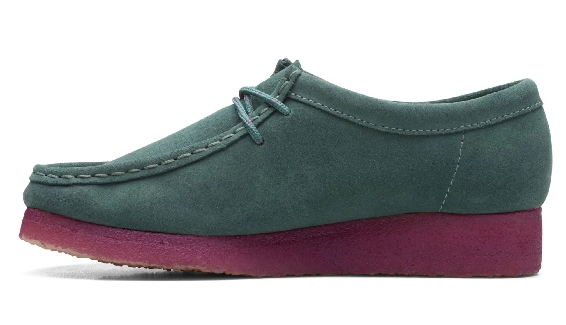 [26168644] Womens Clarks Originals Wallabee 'Teal Combination' (W) - Image 5