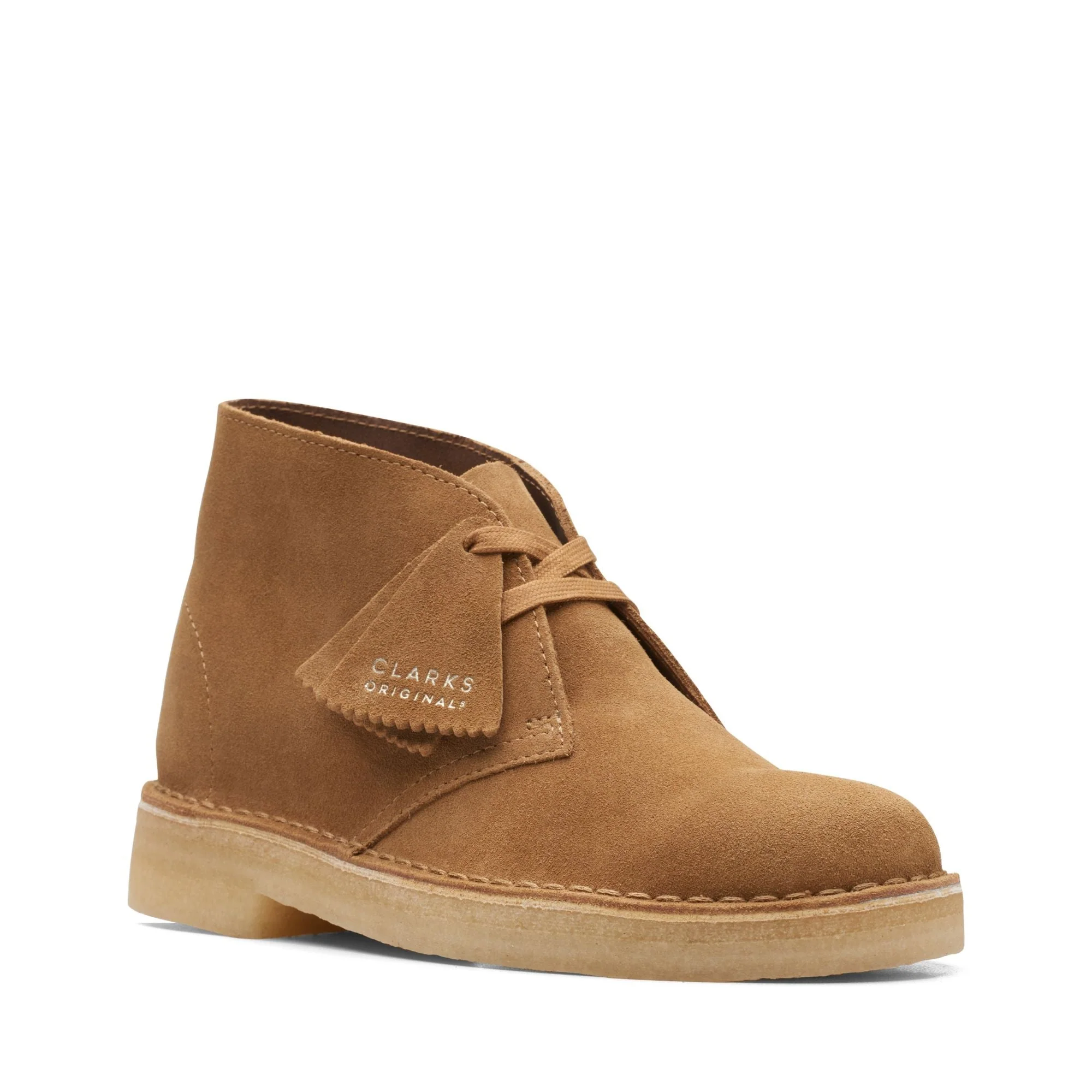[26168782] Womens Clarks Originals Desert Boot 'DARK SAND SUEDE' (W) - Image 2