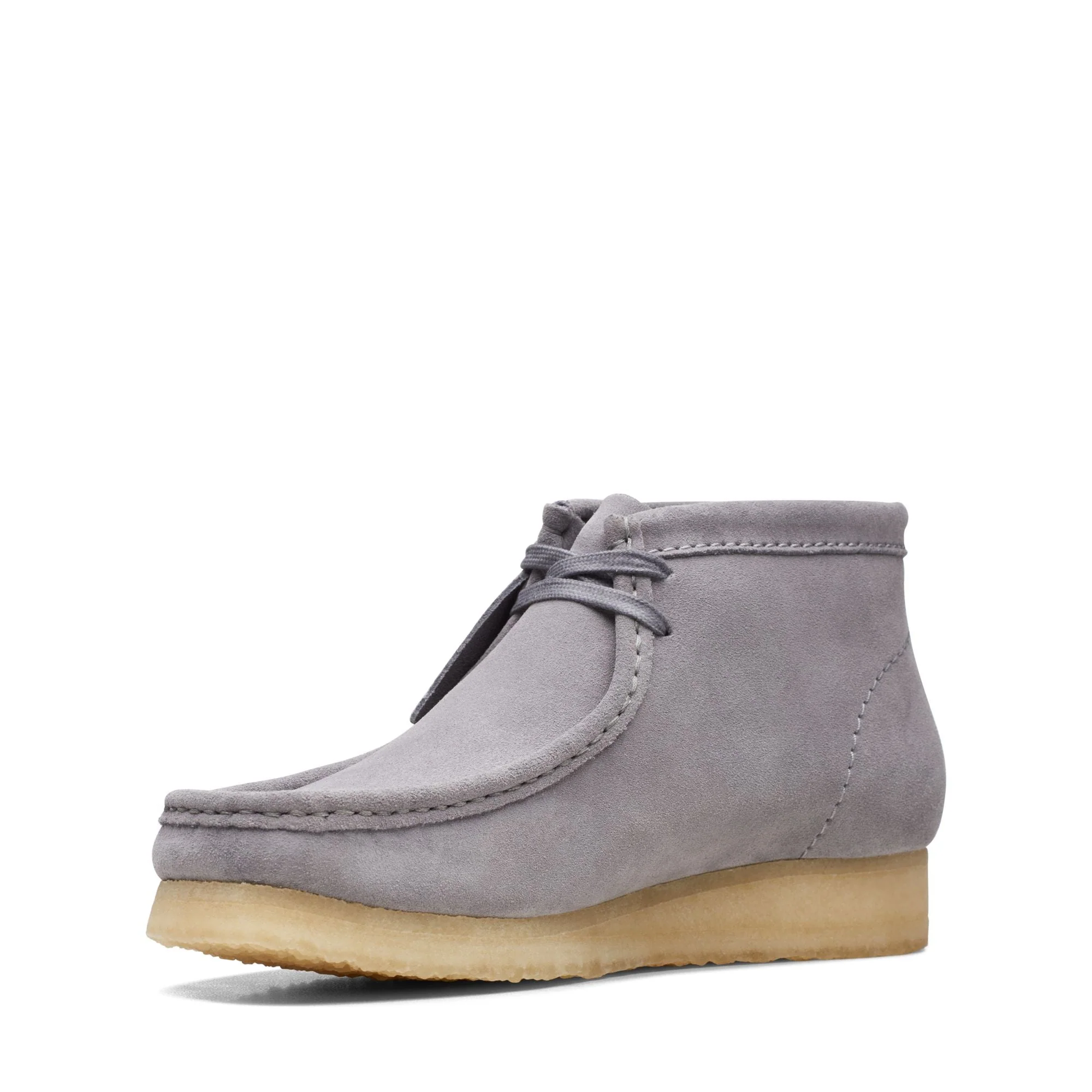 [26169731] MENS CLARKS WALLABEE BOOT - GREY SUEDE - Image 4