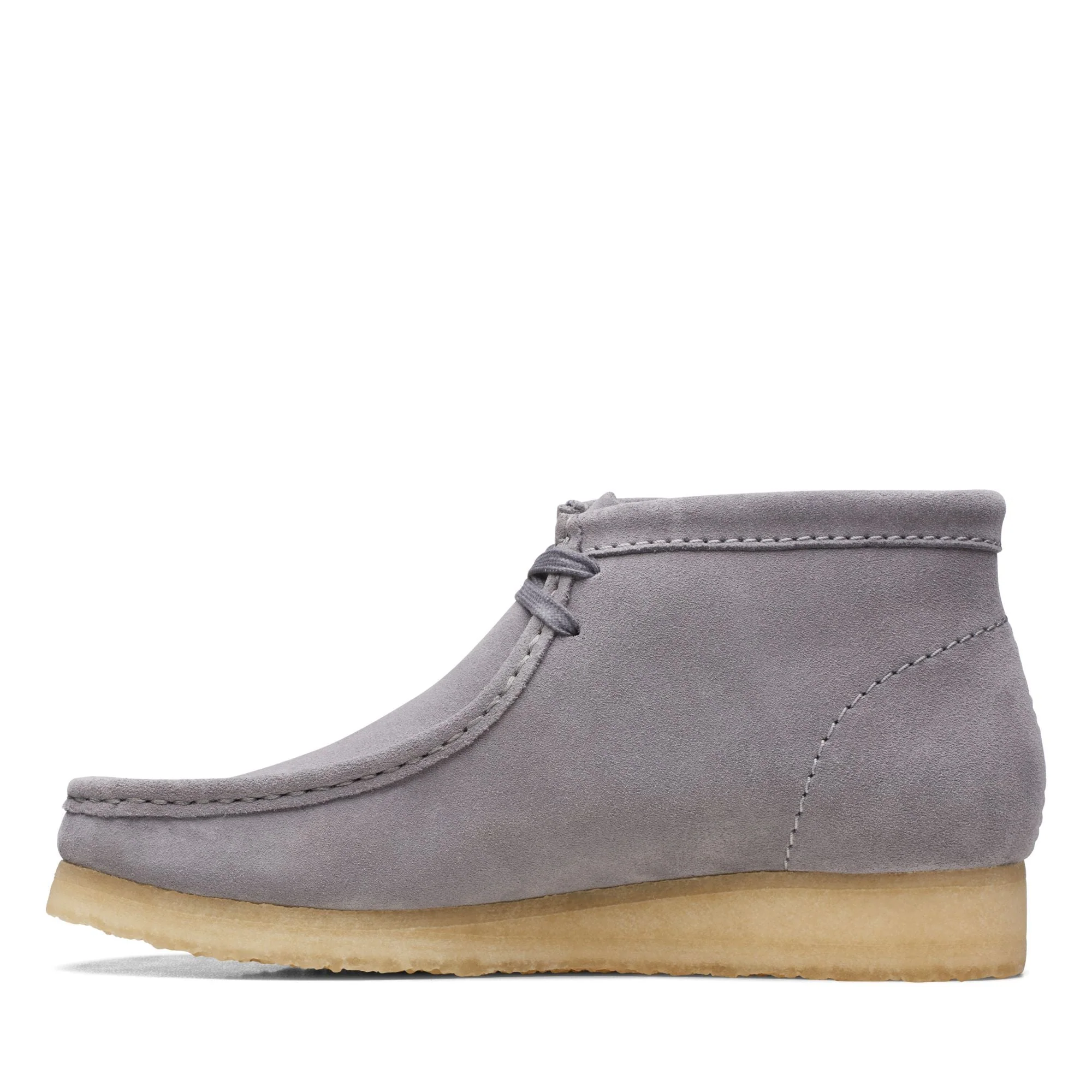 [26169731] MENS CLARKS WALLABEE BOOT - GREY SUEDE - Image 5