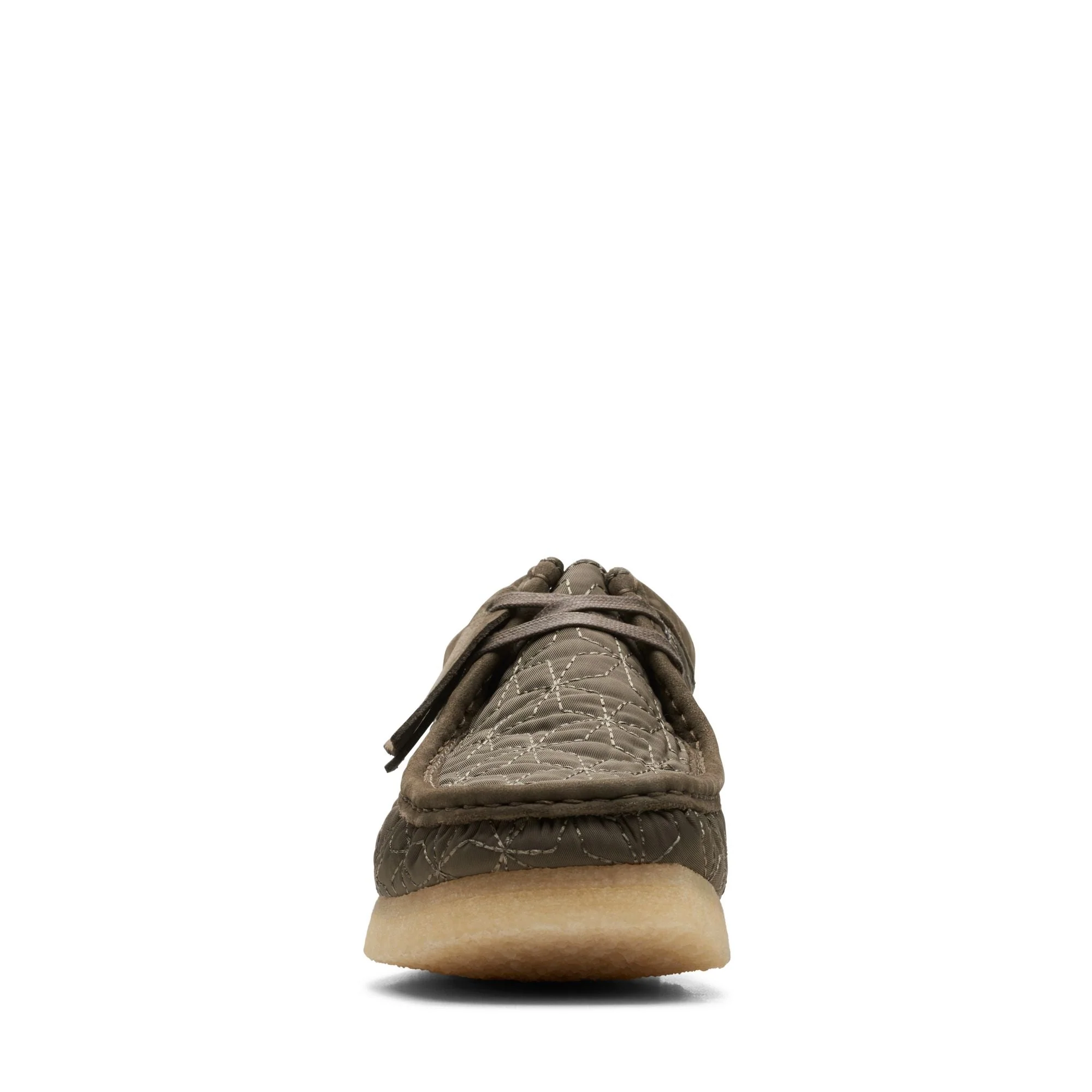 [26169733] MENS CLARKS WALLABEE - OLIVE COMBI - Image 3