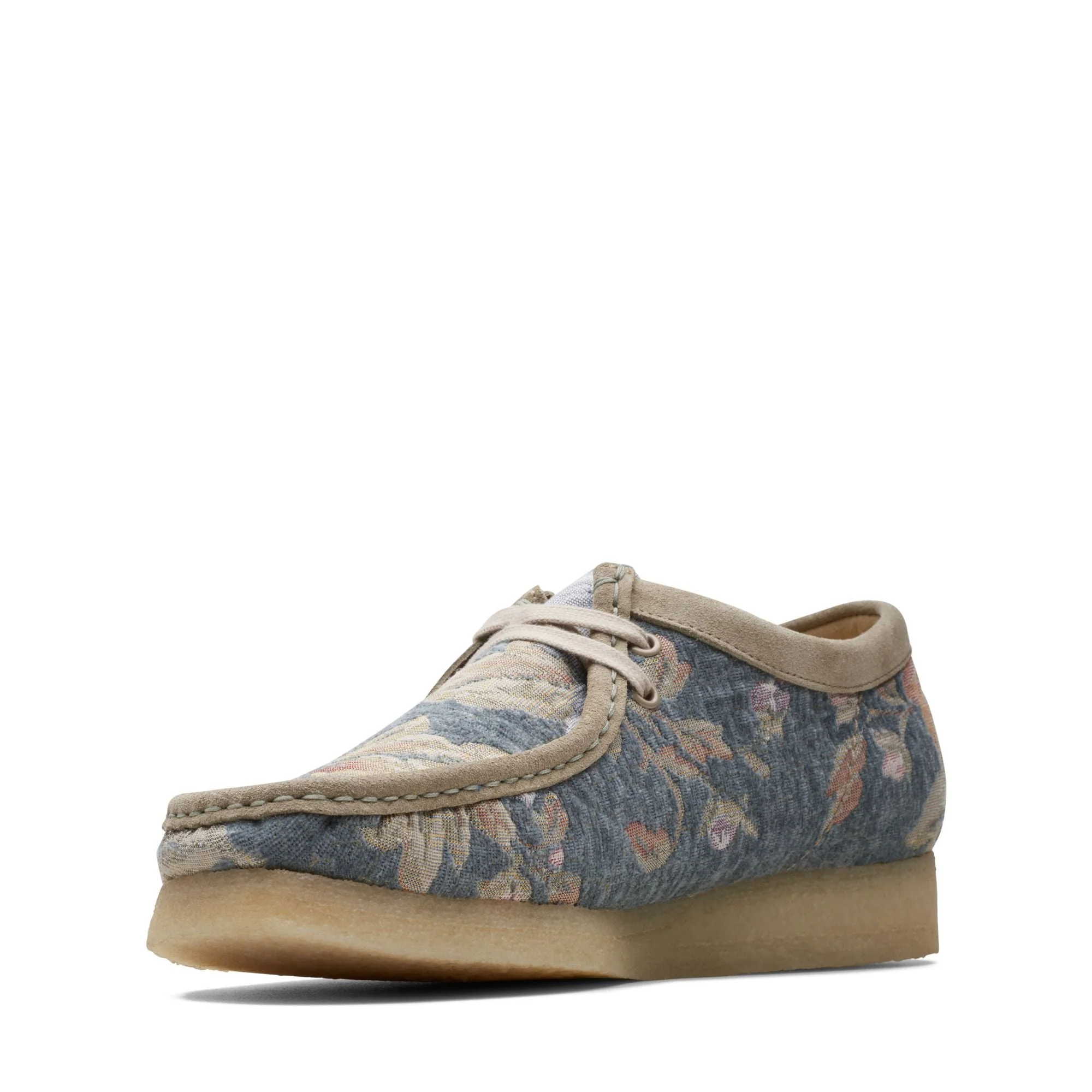 [26169734] Mens Clarks WALLABEE 'GREY FLORAL' - Image 5