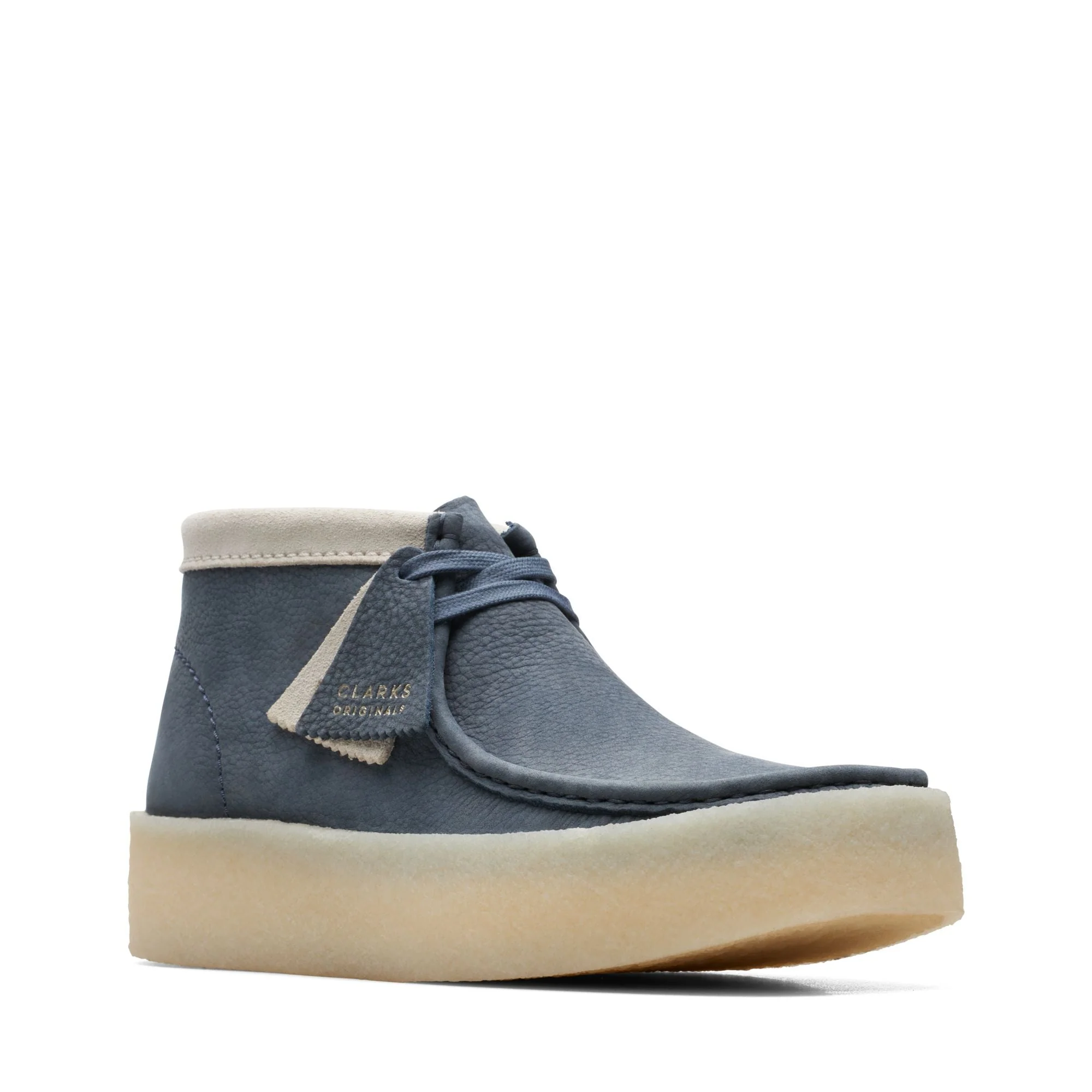 [26171091] MENS CLARKS WALLABEE CUP BOOT - BLUE NUBUCK - Image 2
