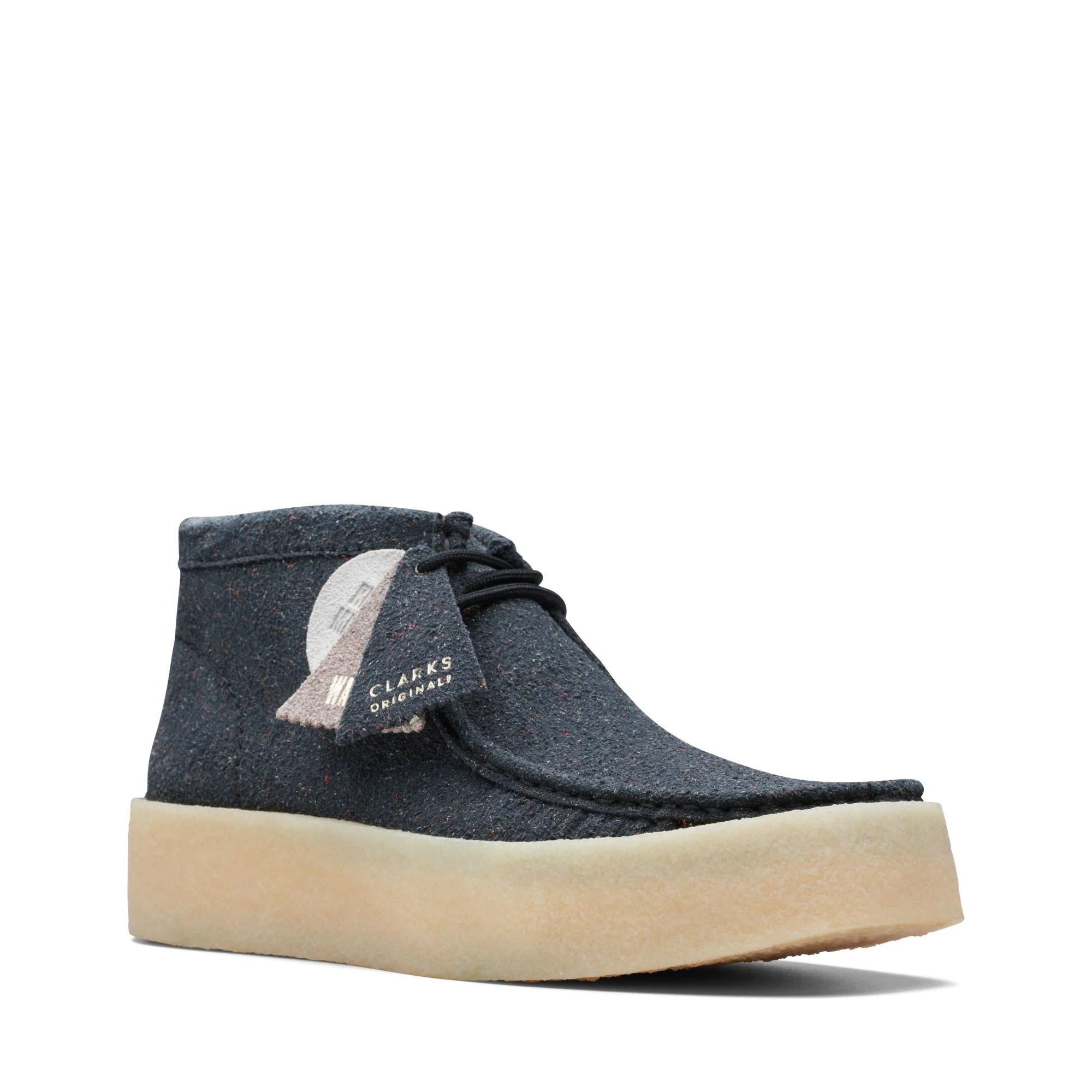 [26171995] MENS CLARKS WALLABEE CUP BOOT - BALCK ECO LEATHER - Image 2