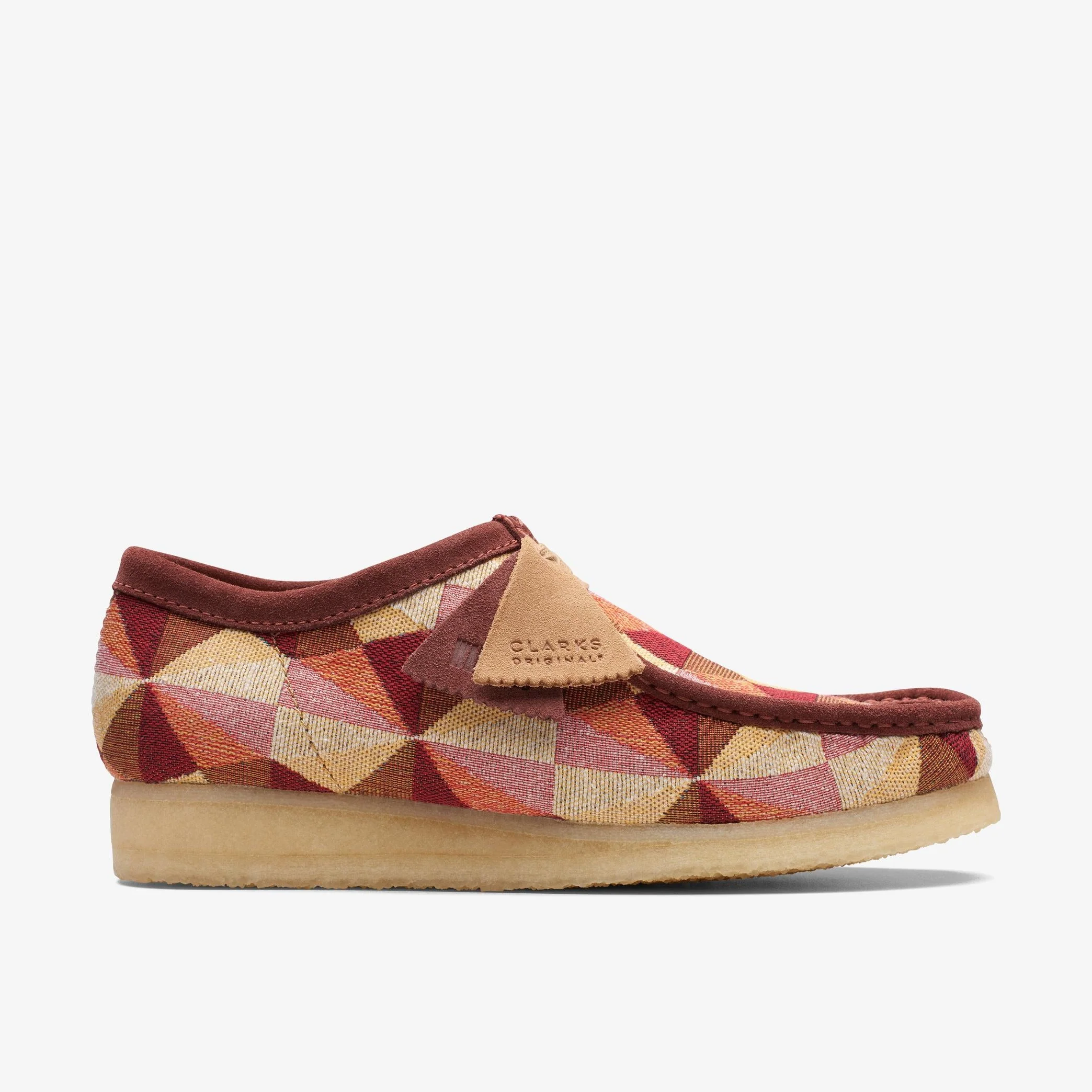 [26172248] Mens CLARKS WALLABEE - YELLOW MULTI TXT