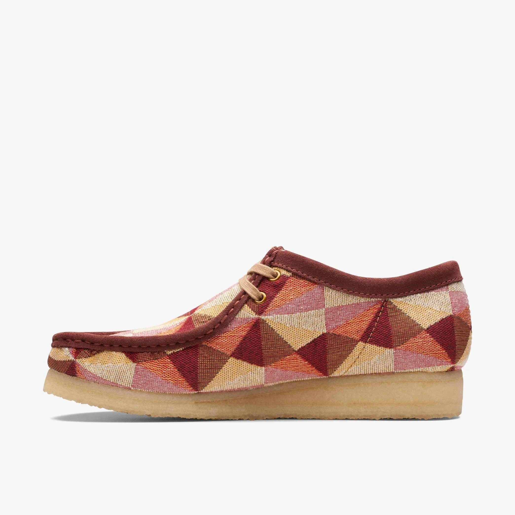 [26172248] Mens CLARKS WALLABEE - YELLOW MULTI TXT - Image 2
