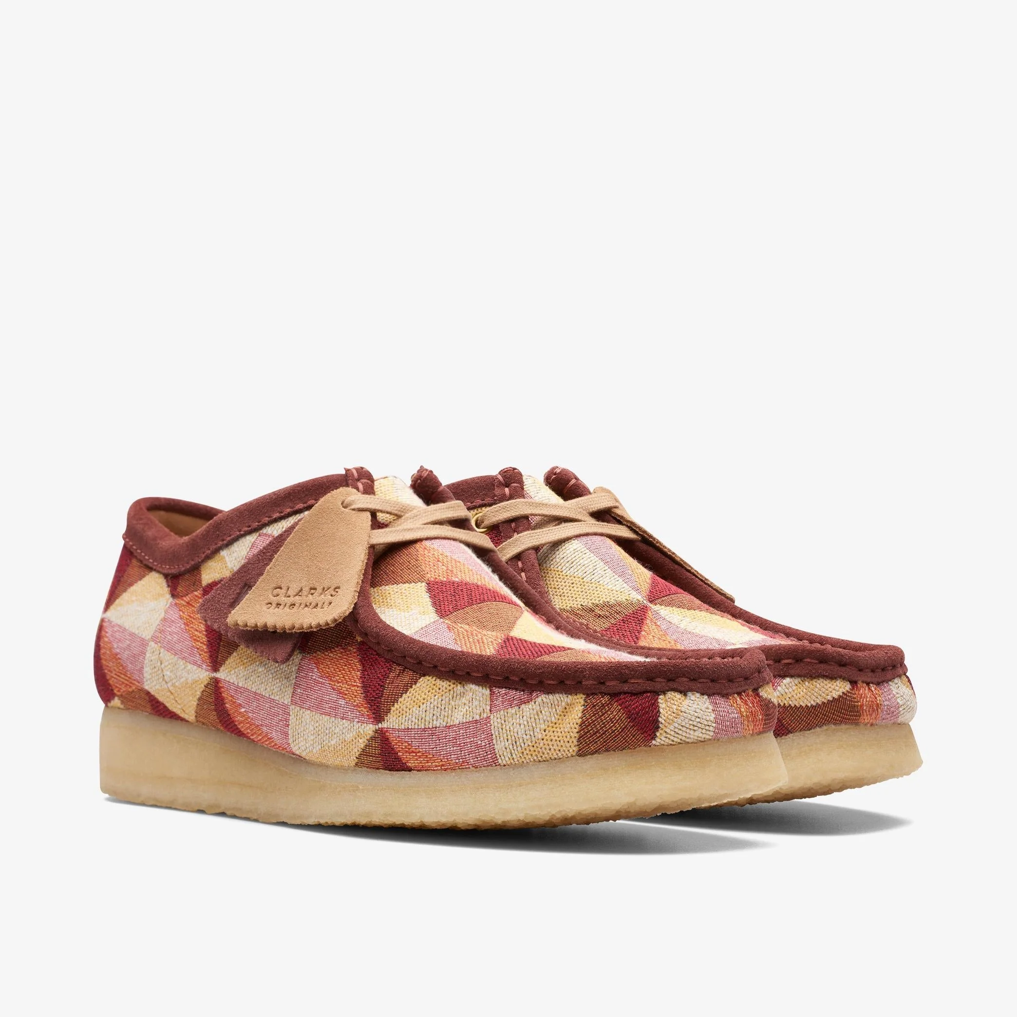 [26172248] Mens CLARKS WALLABEE - YELLOW MULTI TXT - Image 4