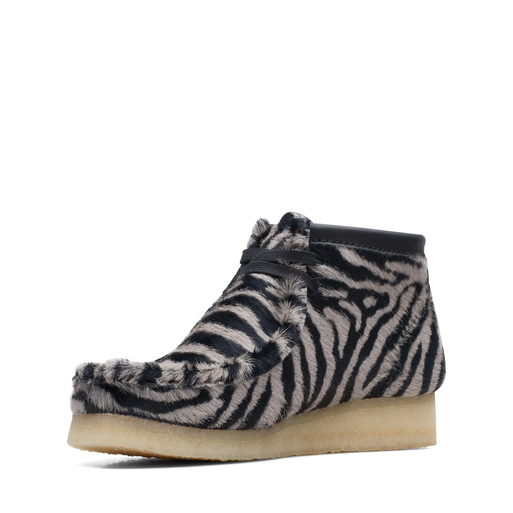 [26172717] WOMENS CLARKS WALLABEE BOOT ZEBRA PRINT - Image 4