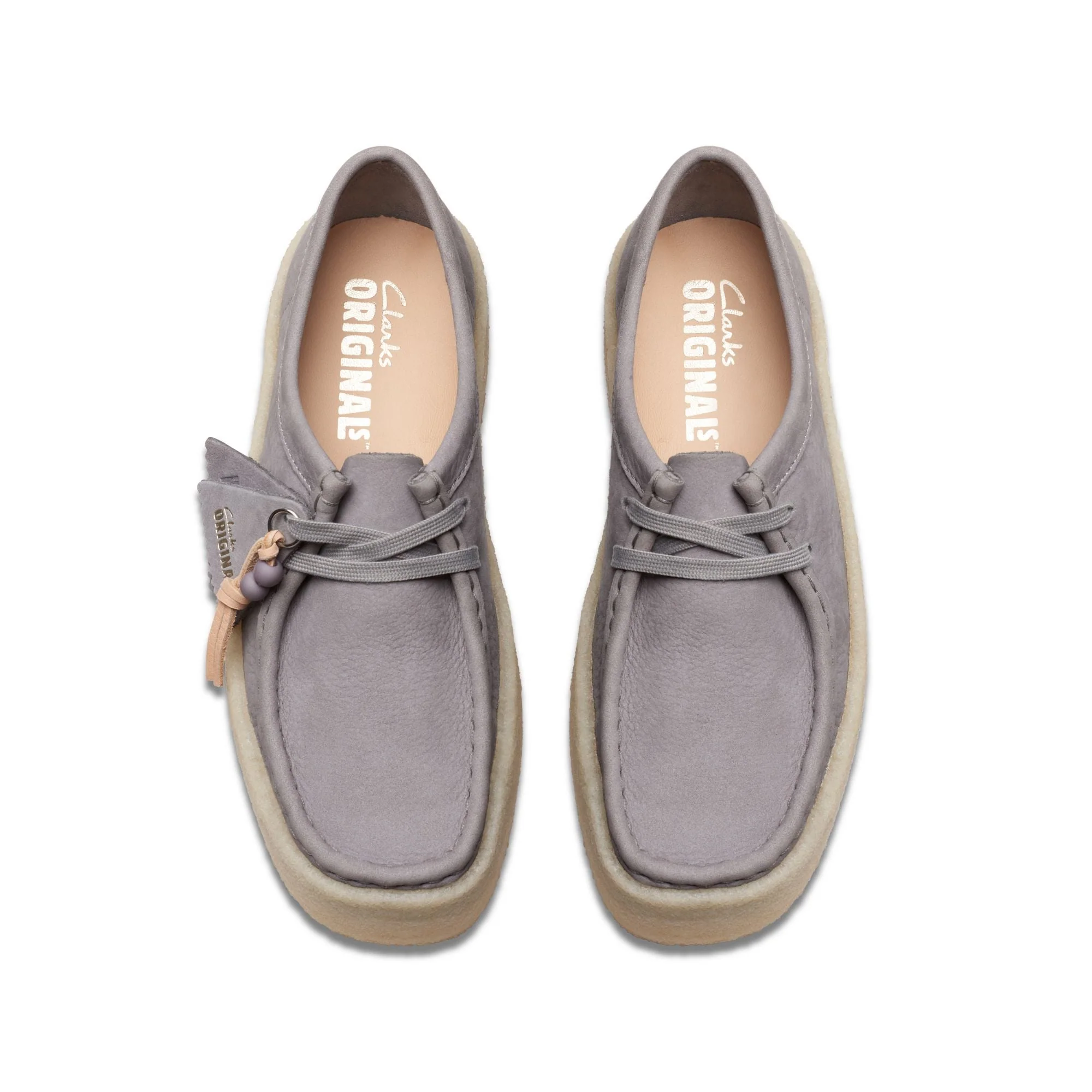 [26175660] WOMENS CLARKS WALLABEE CUP STEEL GREY NBK - Image 4