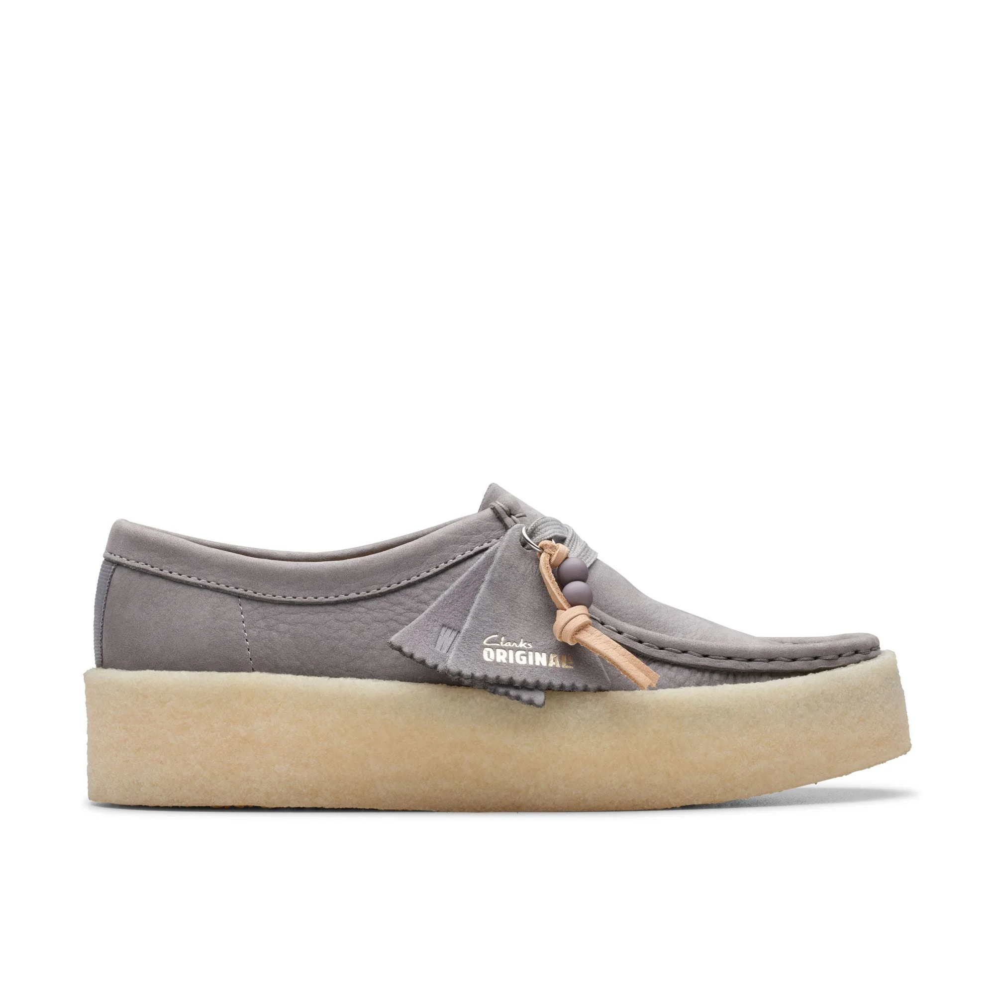 [26175660] WOMENS CLARKS WALLABEE CUP STEEL GREY NBK - Image 6