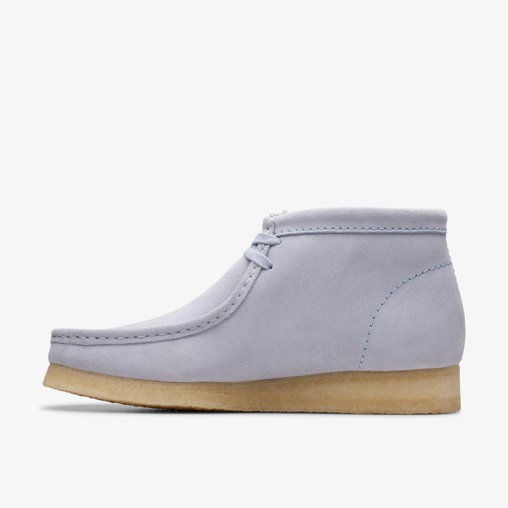 [26175699] Mens CLARKS WALLABEE BOOT - CLOUD GREY SDE - Image 2
