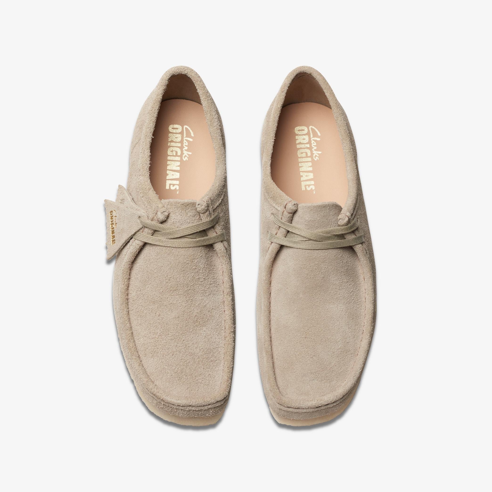 [26175711] Mens CLARKS WALLABEE - PALE GREY - Image 6