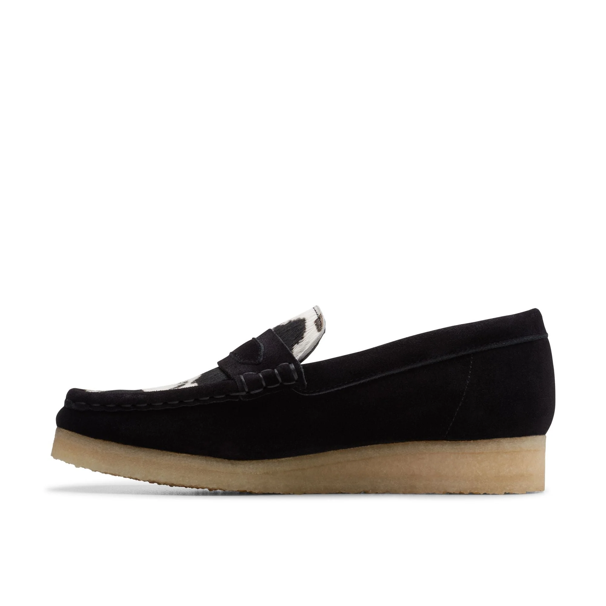 [26175837] WOMENS CLARKS WALLABEE LOAFER COW PRINT HAIRON - Image 2
