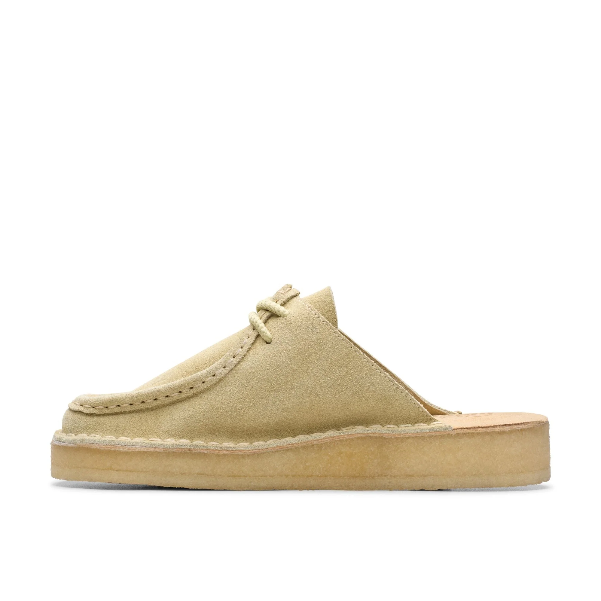 [26176555] WOMENS CLARKS DESERT NOMAD MULE MAPLE SUEDE - Image 2