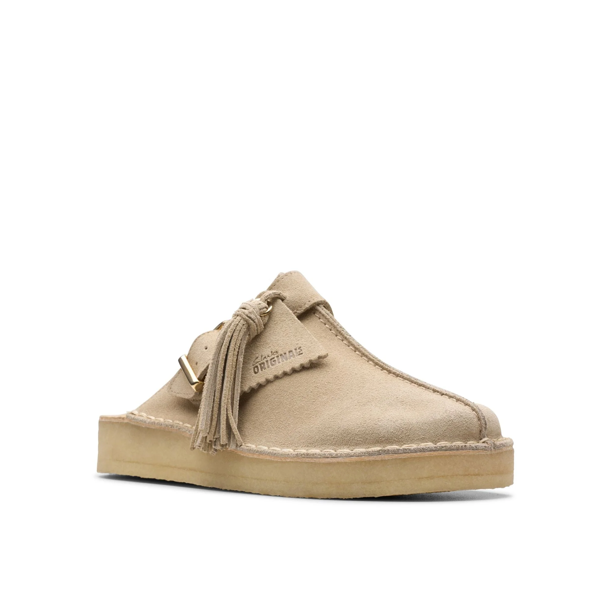 [26176569] WOMENS CLARKS TREK MULE SAND SUEDE - Image 7