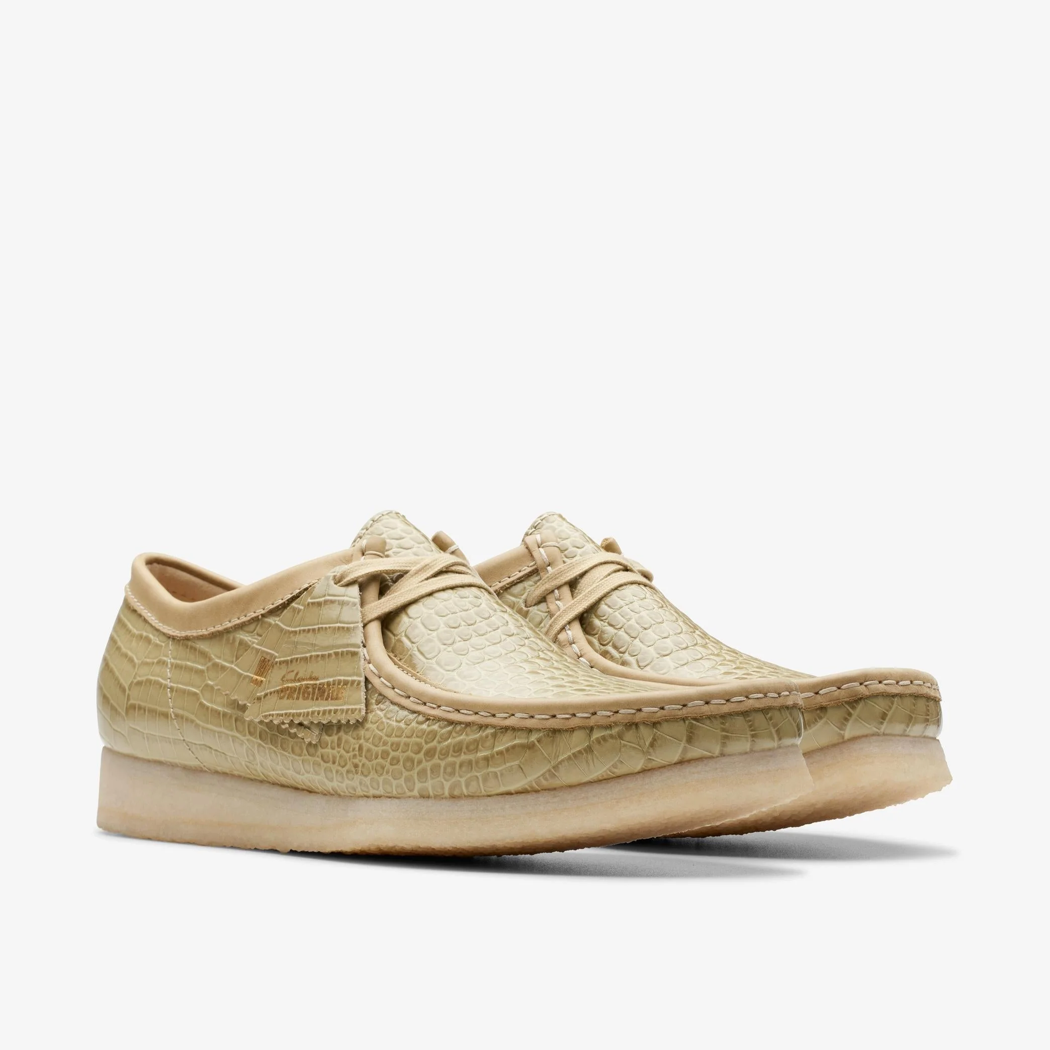 [26176572] Mens CLARKS WALLABEE - MAPLE CROC - Image 4