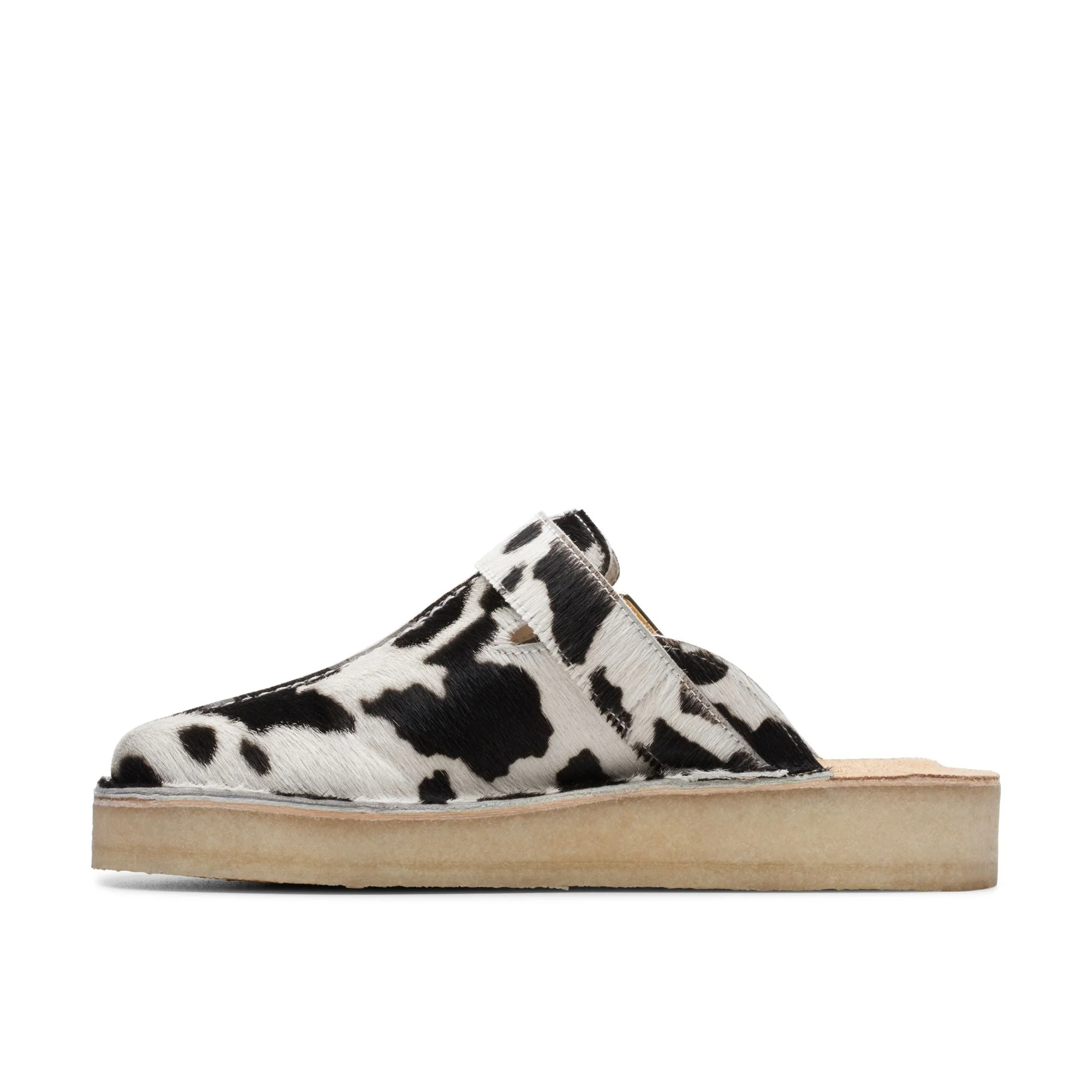 [26176671] WOMENS CLARKS TREK MULE COW PRINT HAIRON - Image 2
