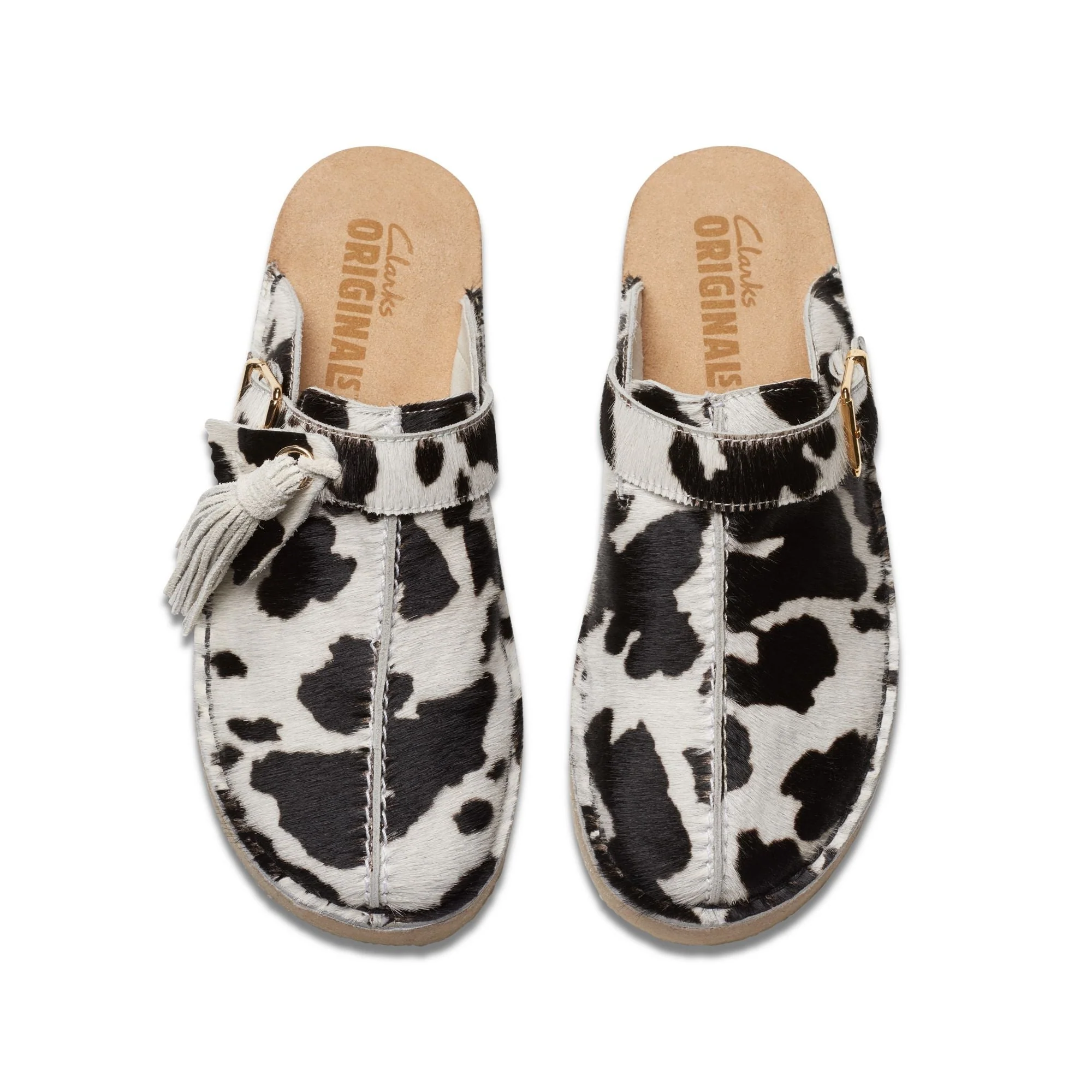 [26176671] WOMENS CLARKS TREK MULE COW PRINT HAIRON - Image 6