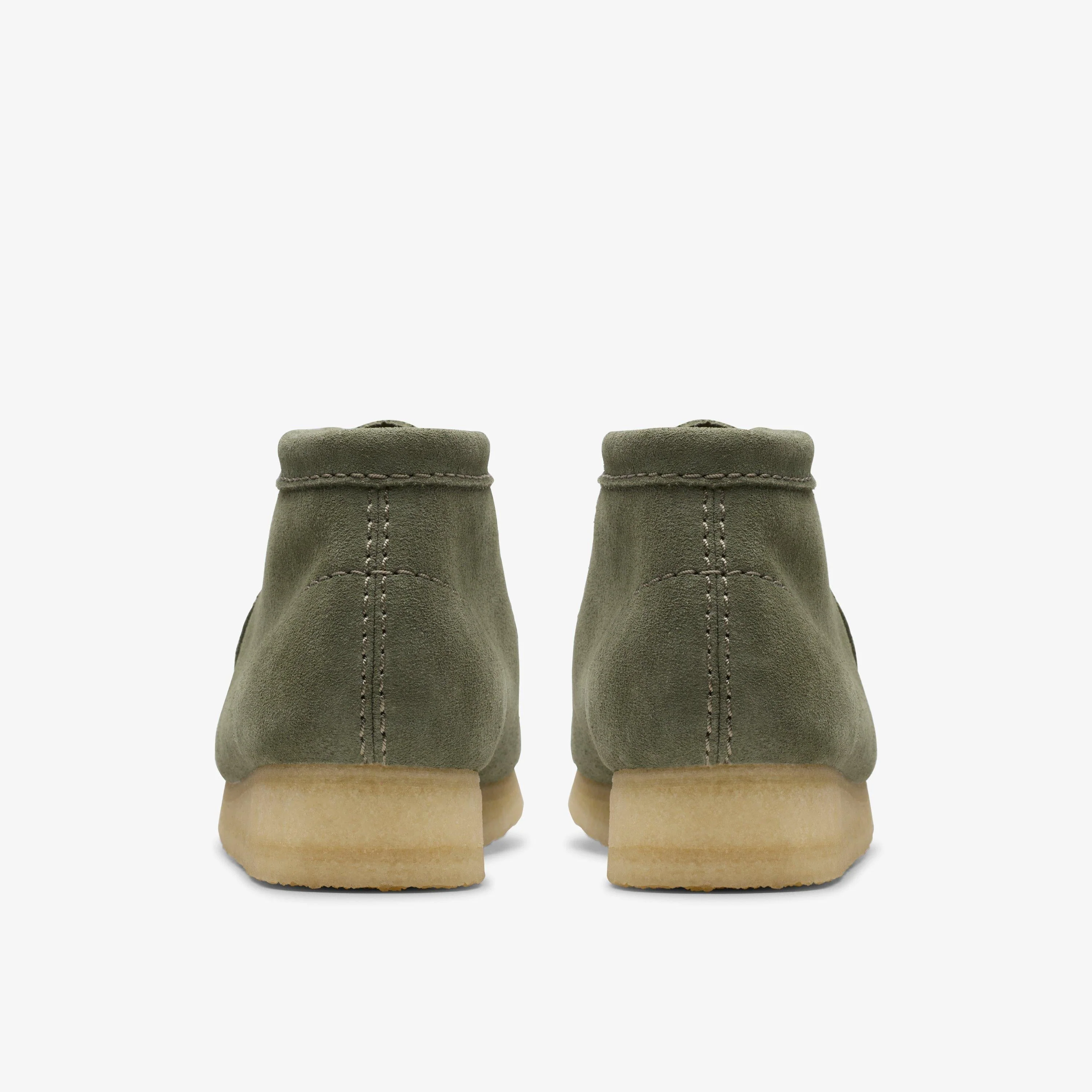 [26179160] WOMENS CLARKS WALLABEE BOOT KHAKI/GREEN SDE - Image 5