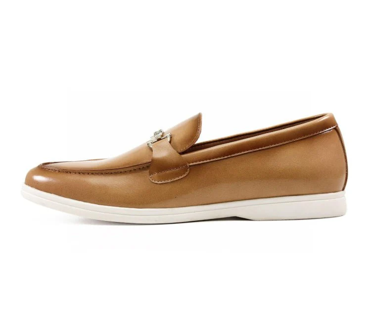 Amali Cahill Classic Loafers Men’s Leather Beige - Image 3