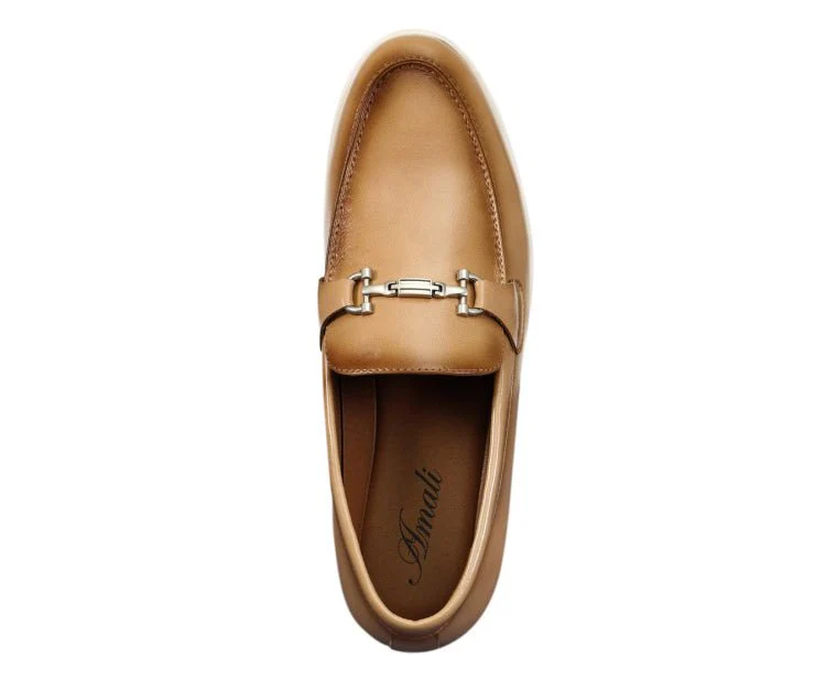 Amali Cahill Classic Loafers Men’s Leather Beige - Image 4