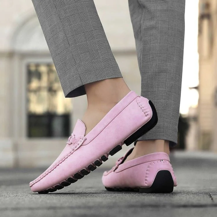 Amali Dysion Pink Men's Leather Dress Shoes - Image 2