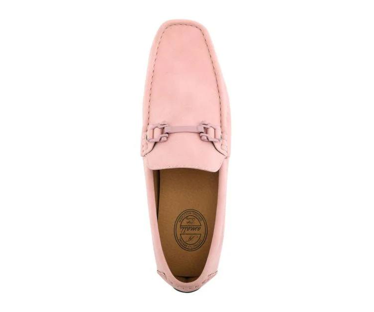 Amali Dysion Pink Men's Leather Dress Shoes - Image 4