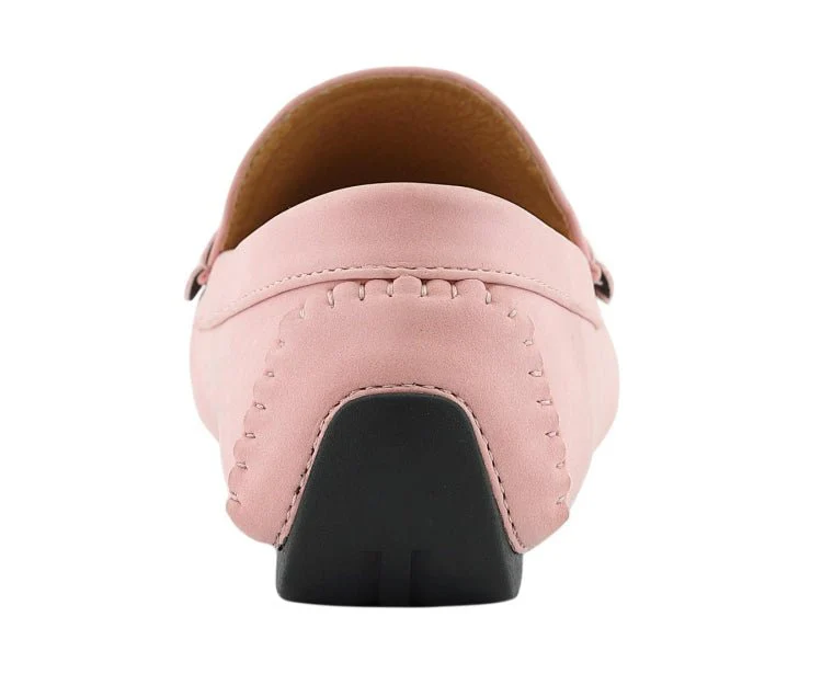 Amali Dysion Pink Men's Leather Dress Shoes - Image 6