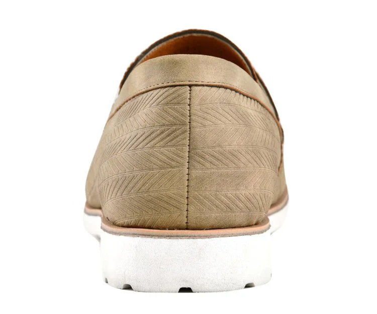 Amali Elias Penny Loafers Men’s Beige Fabric - Image 5