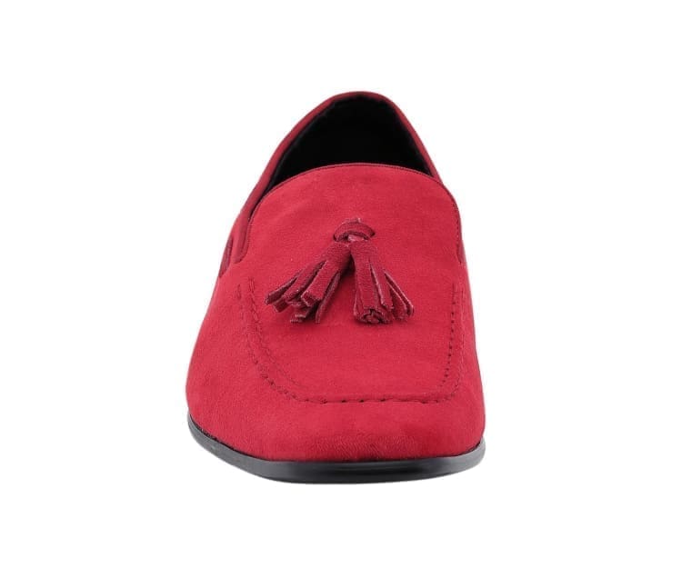 Amali Emperor Men's Velvet Loafers Emperor Red - Image 4