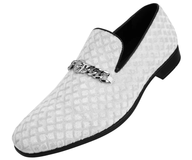 Amali Felix Ice Velvet Loafers Women’s Embossed Slip On - Image 3