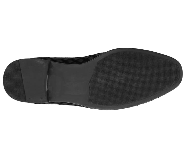 Amali Felix Navy Women’s Velvet Smoking Slippers - Image 6
