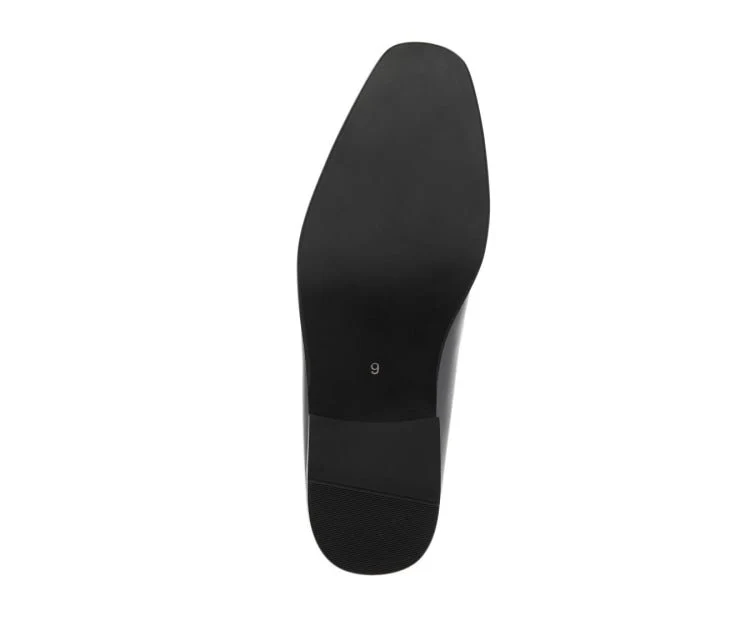 Amali Gerald Black Men’s Slip On Loafers Rubber Sole - Image 6