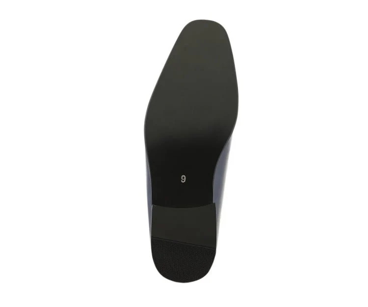 Amali Gerald Navy Men’s Slip On Dress Shoes Rubber Sole - Image 7