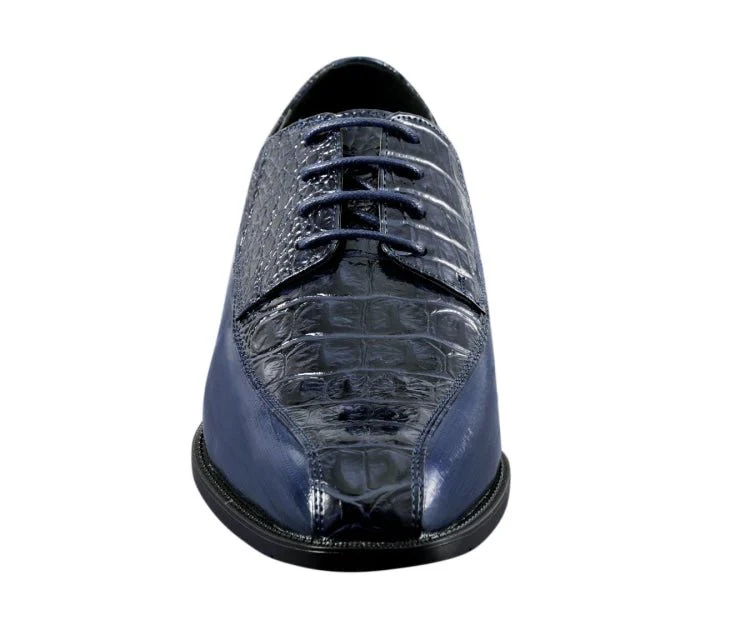 Amali Harvey Croc Men's Exotic Leather Dress Shoes - Image 4
