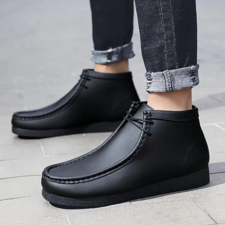 Amali Jason 2 Men's Black Leather Limited Edition Ankle Boots - Image 2