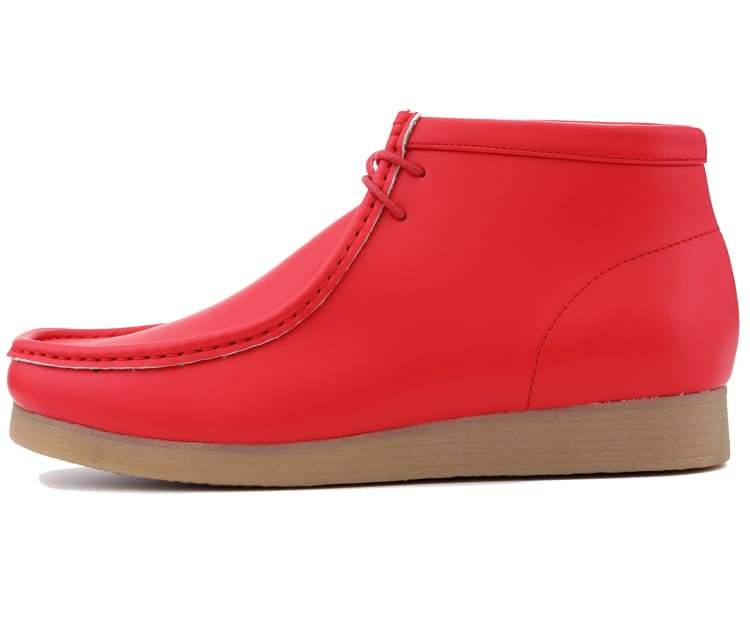 Amali Jason 2 Men's Bright Red Suede Limited Edition Ankle Boots - Image 2